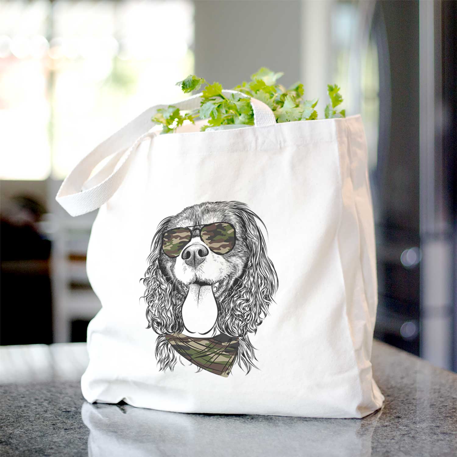 Elizabeth the Cavalier King Charles Spaniel - Tote Bag