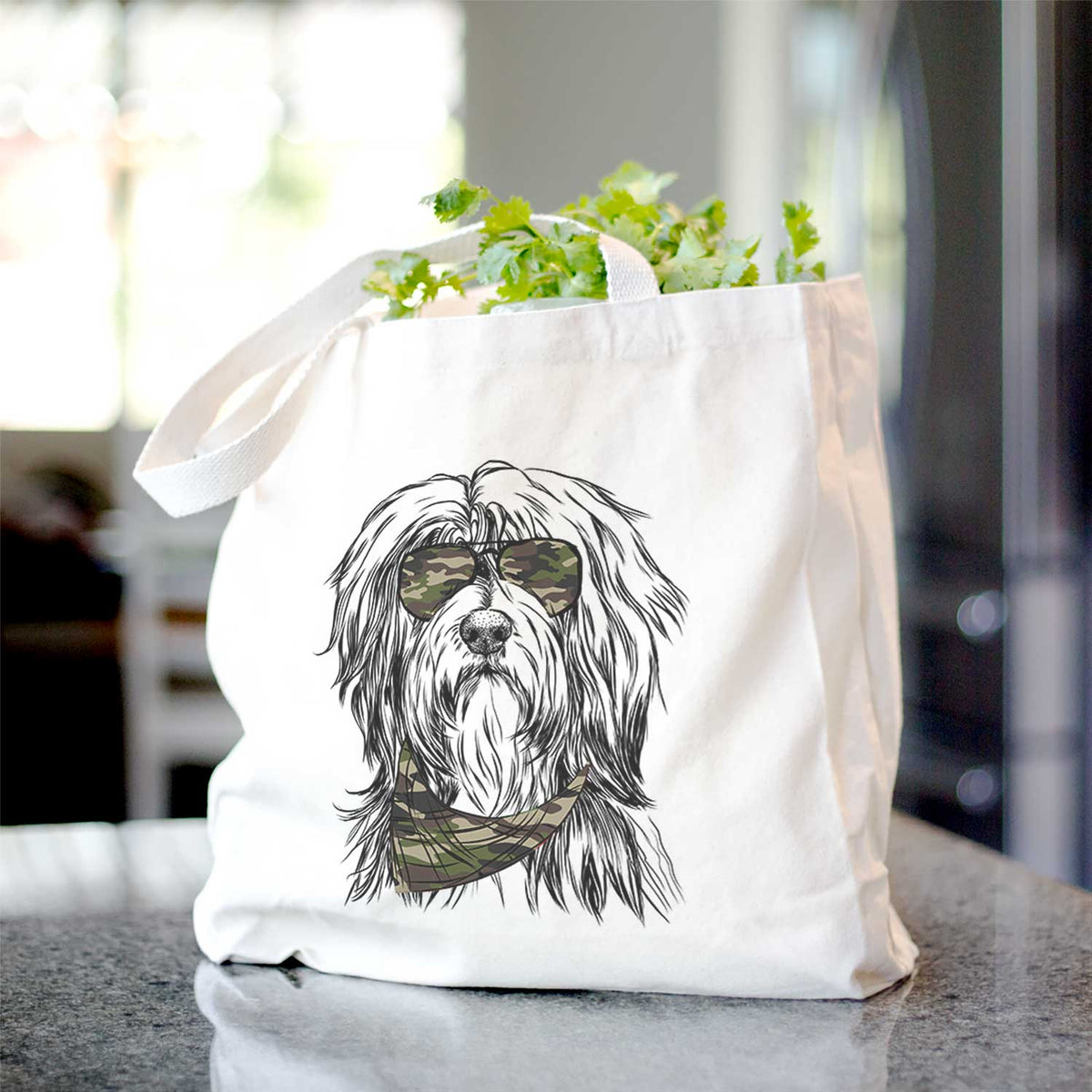 Fiji the Polish Lowland Sheepdog - Tote Bag