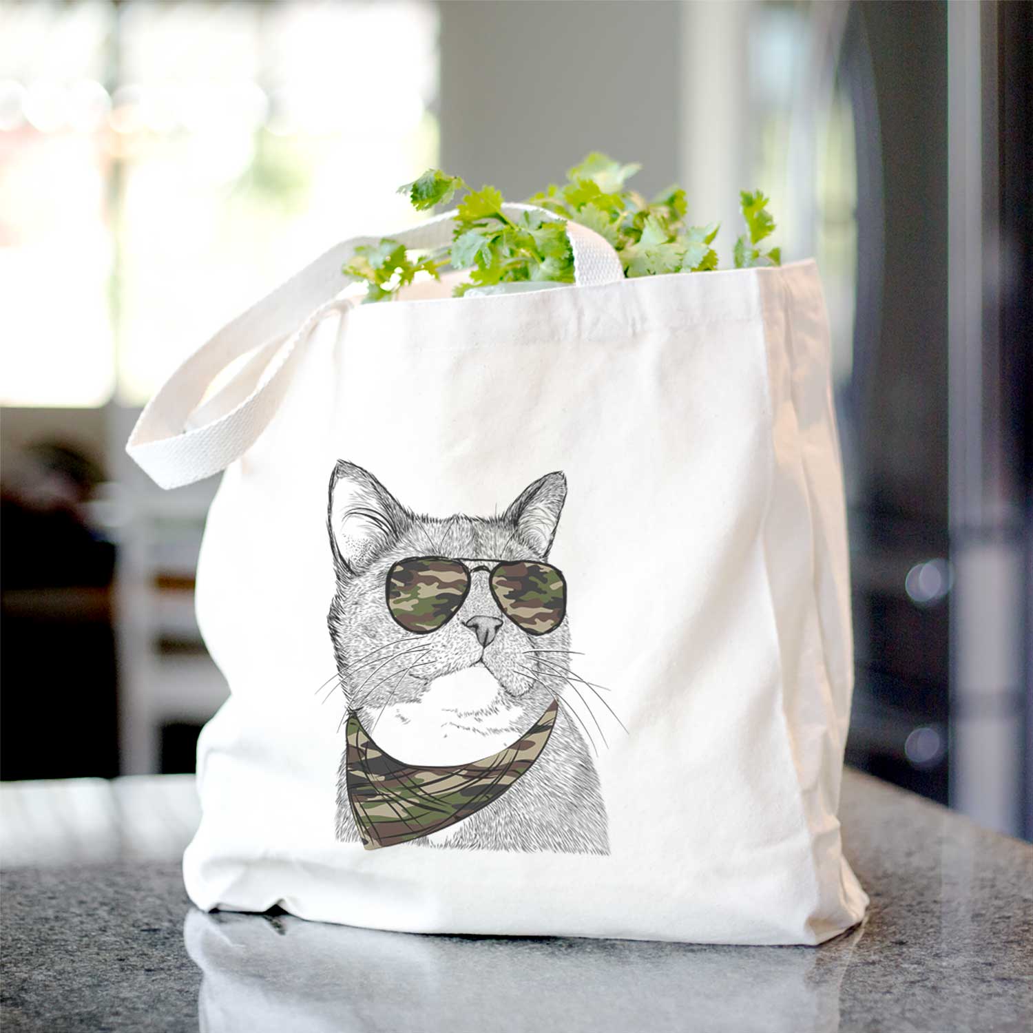 Gizmo the Grey Cat - Tote Bag