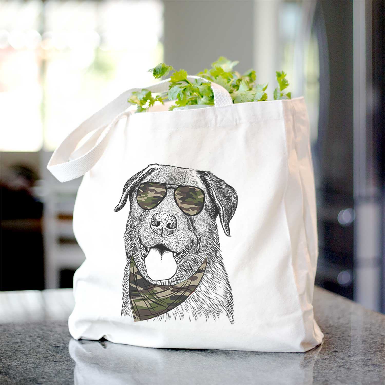 Gonzo the Chocolate Lab - Tote Bag