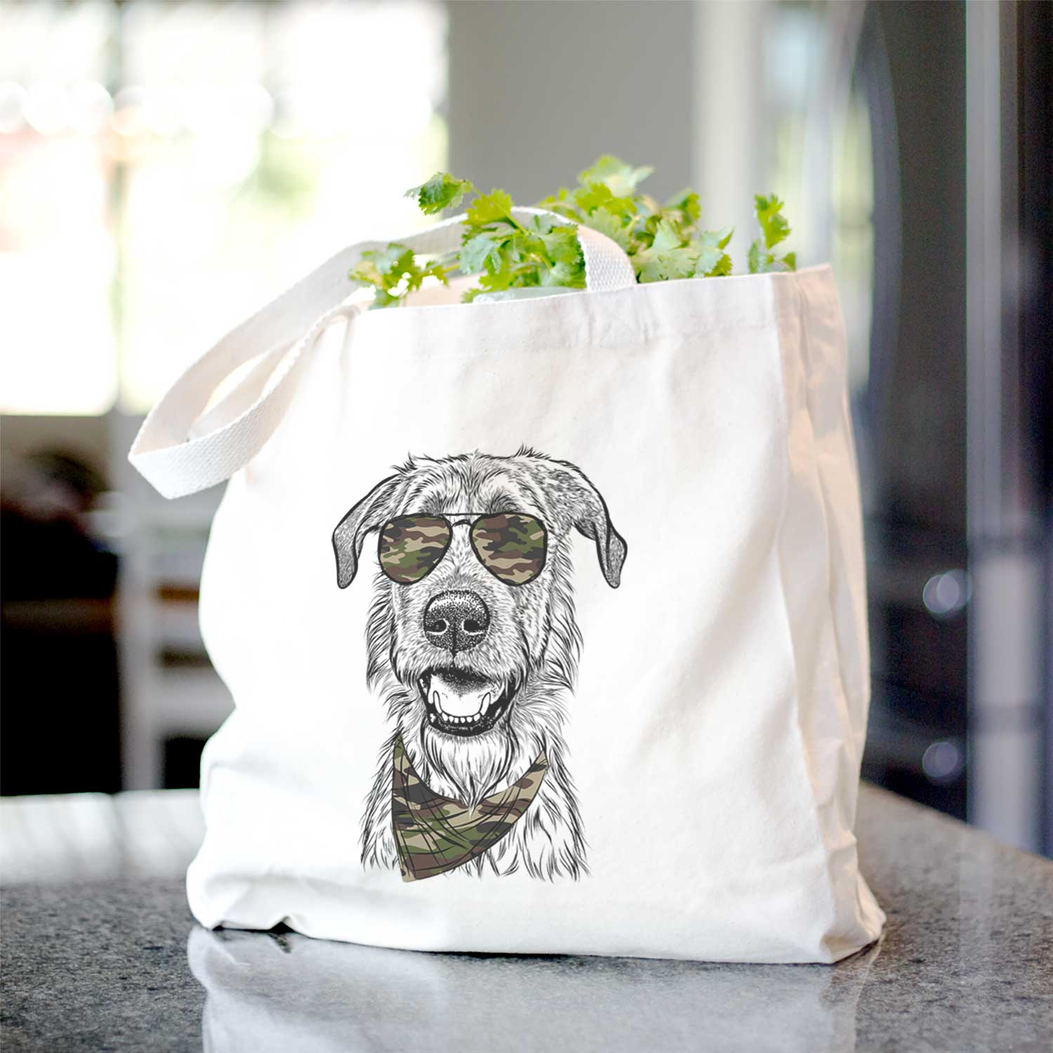 Griffin the Irish Wolfhound - Tote Bag