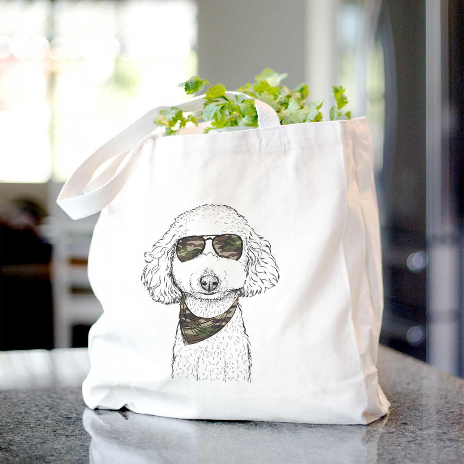 Guinness the Toy Poodle Mix - Tote Bag