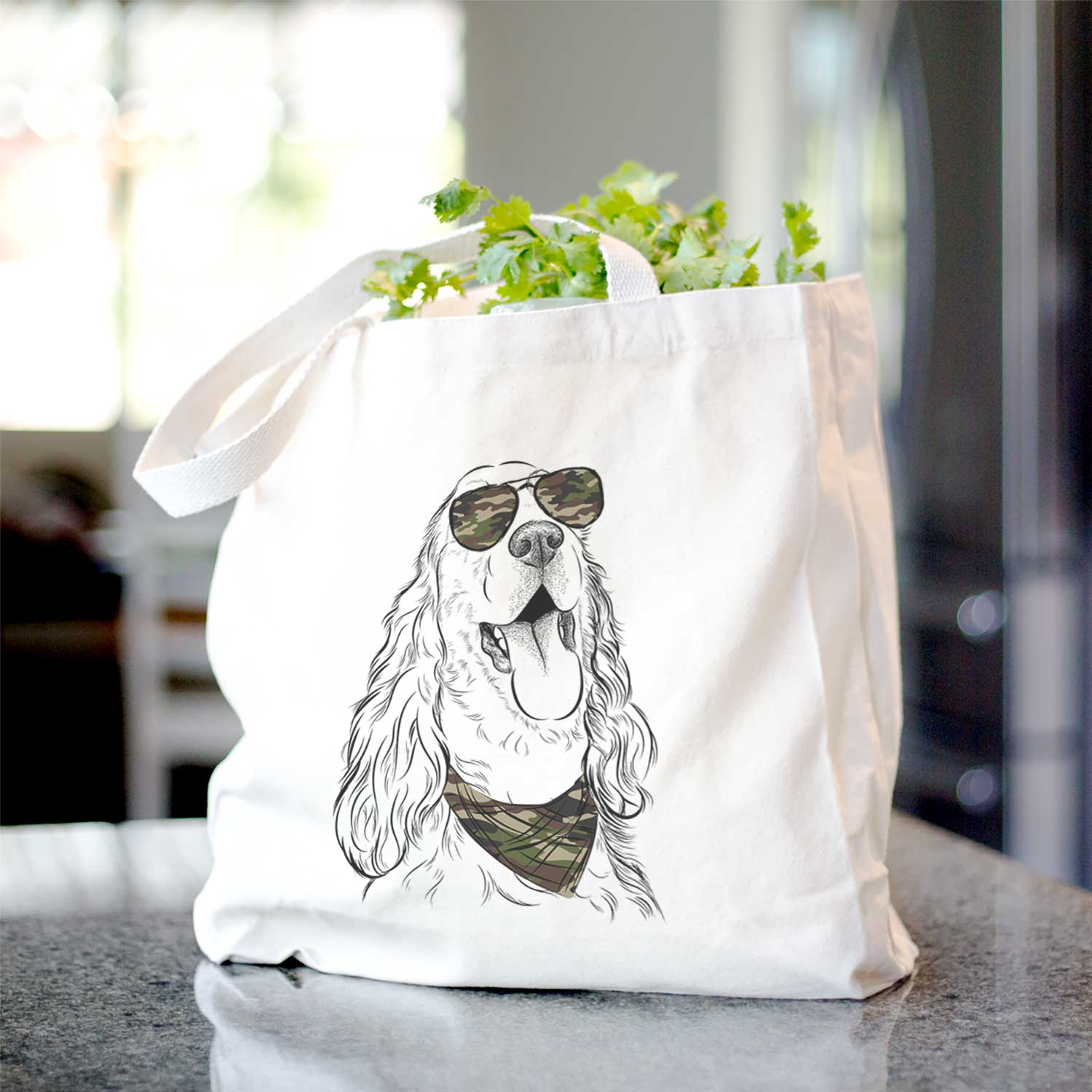 Happy Henry the English Cocker Spaniel - Tote Bag