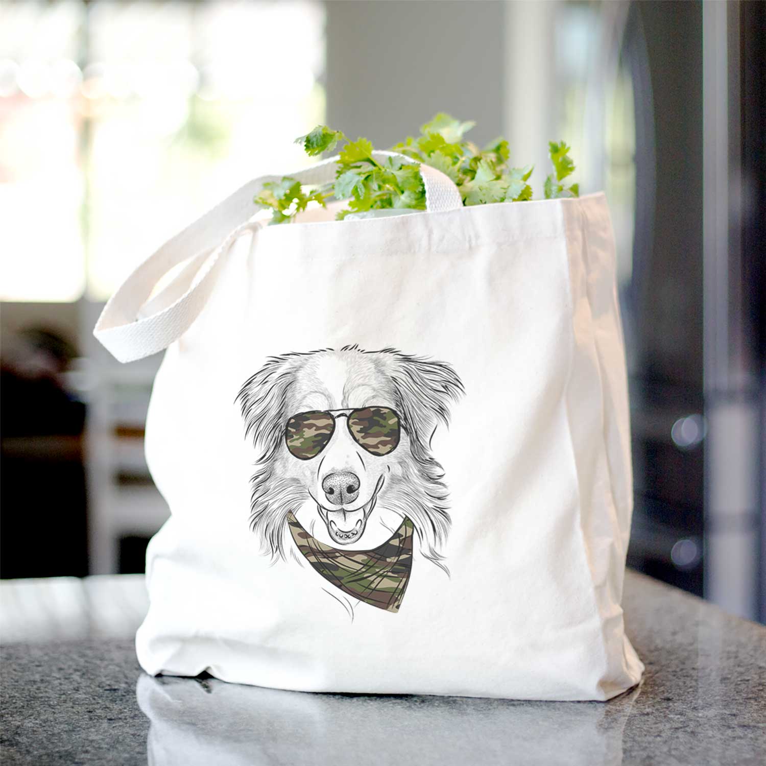 Hattie the Australian Shepherd - Tote Bag