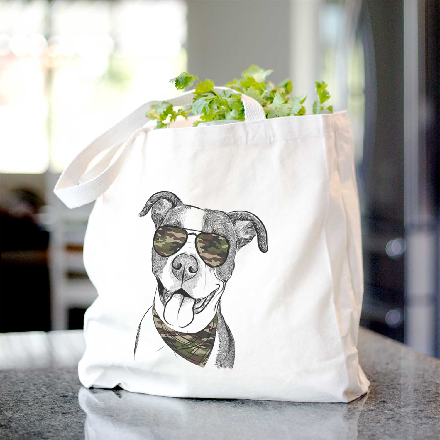 Jax the American Pitbull Terrier Mix - Tote Bag