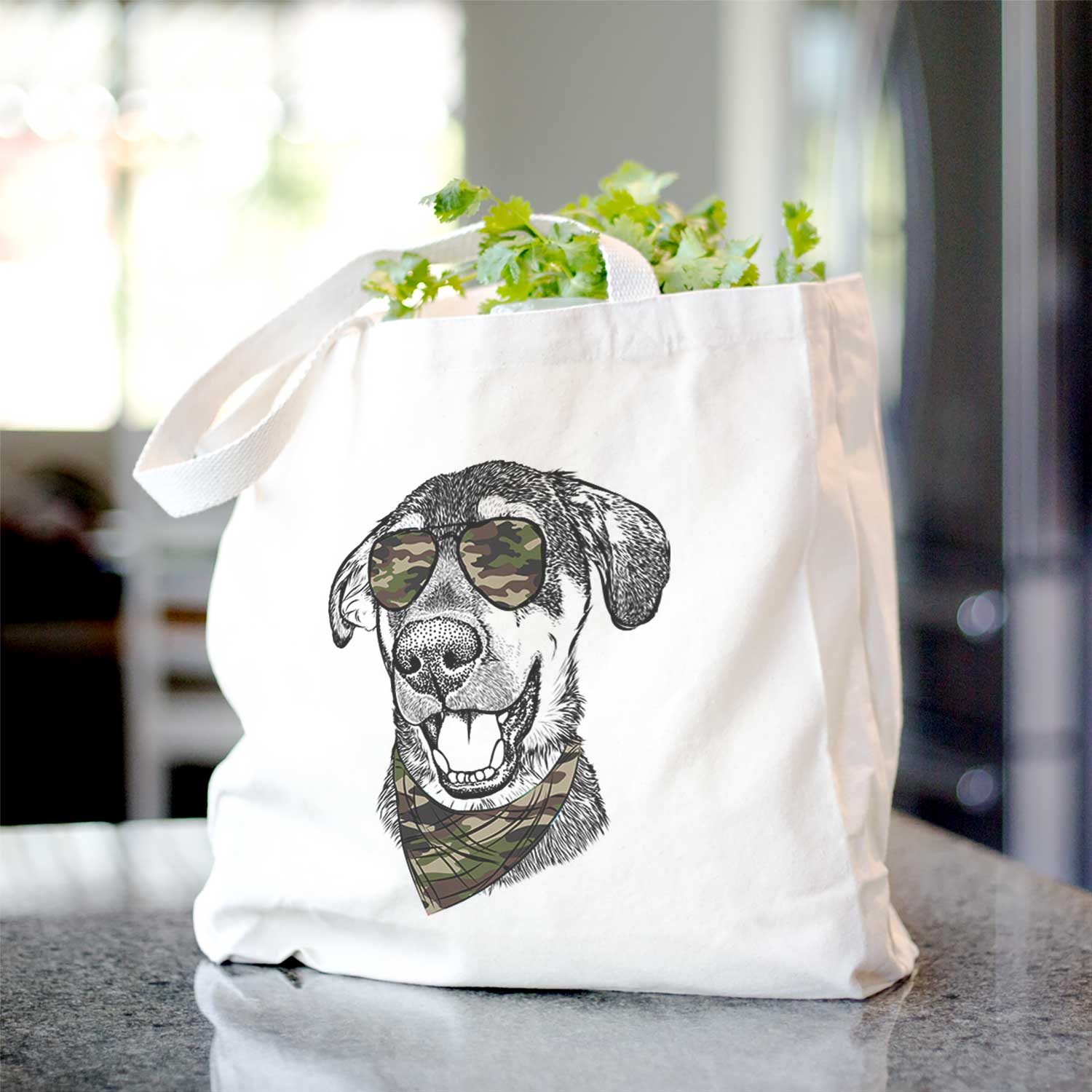 Jet the Mixed Breed - Tote Bag