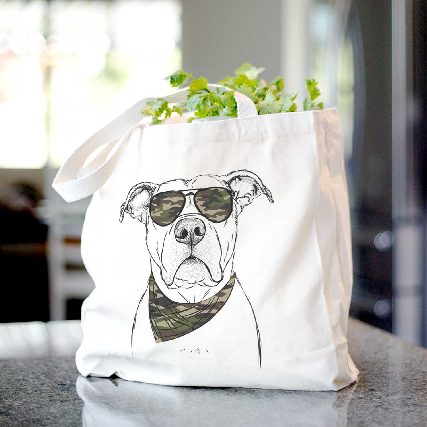 KiaOra the Pitbull Mix - Tote Bag