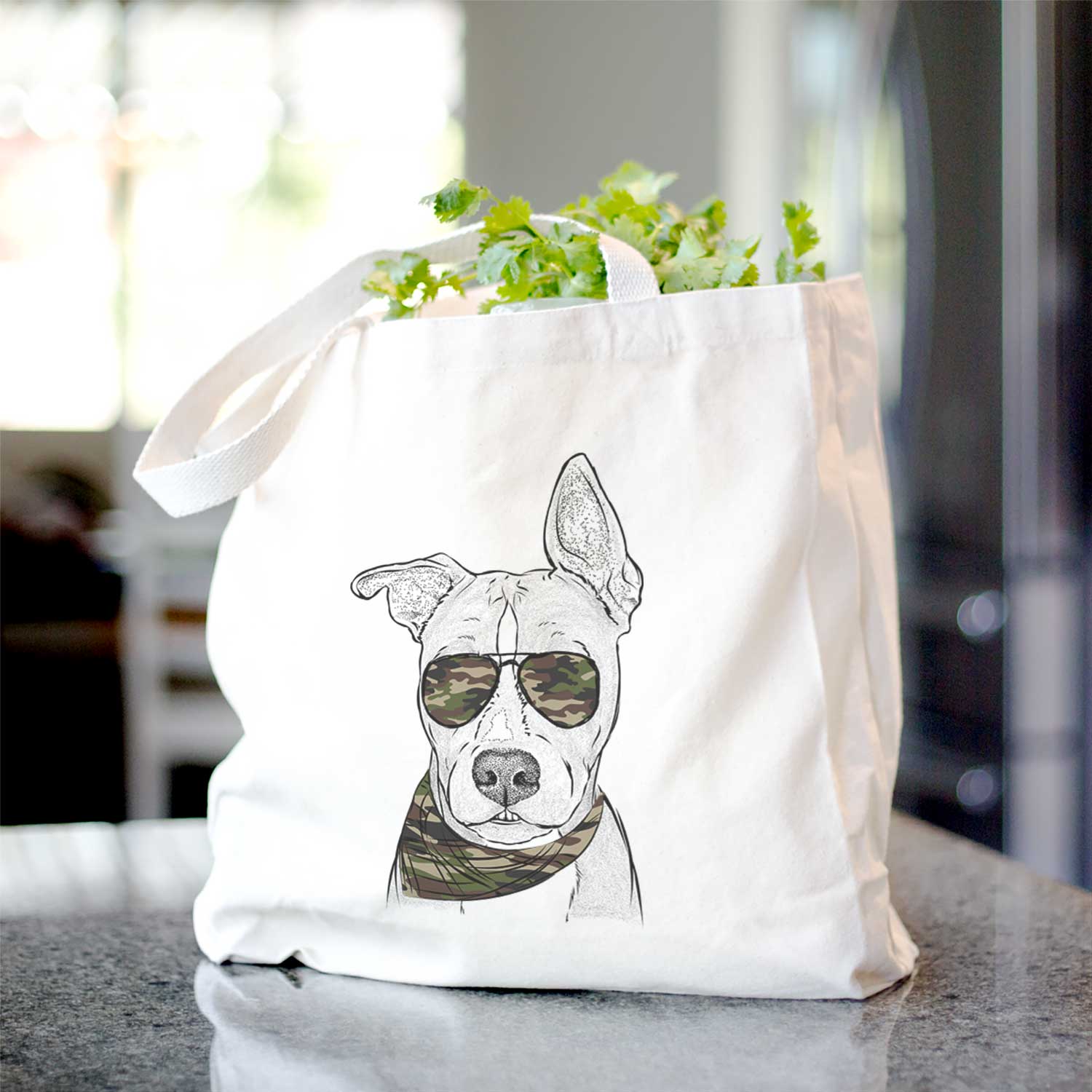 Kisses the Pitbull - Tote Bag