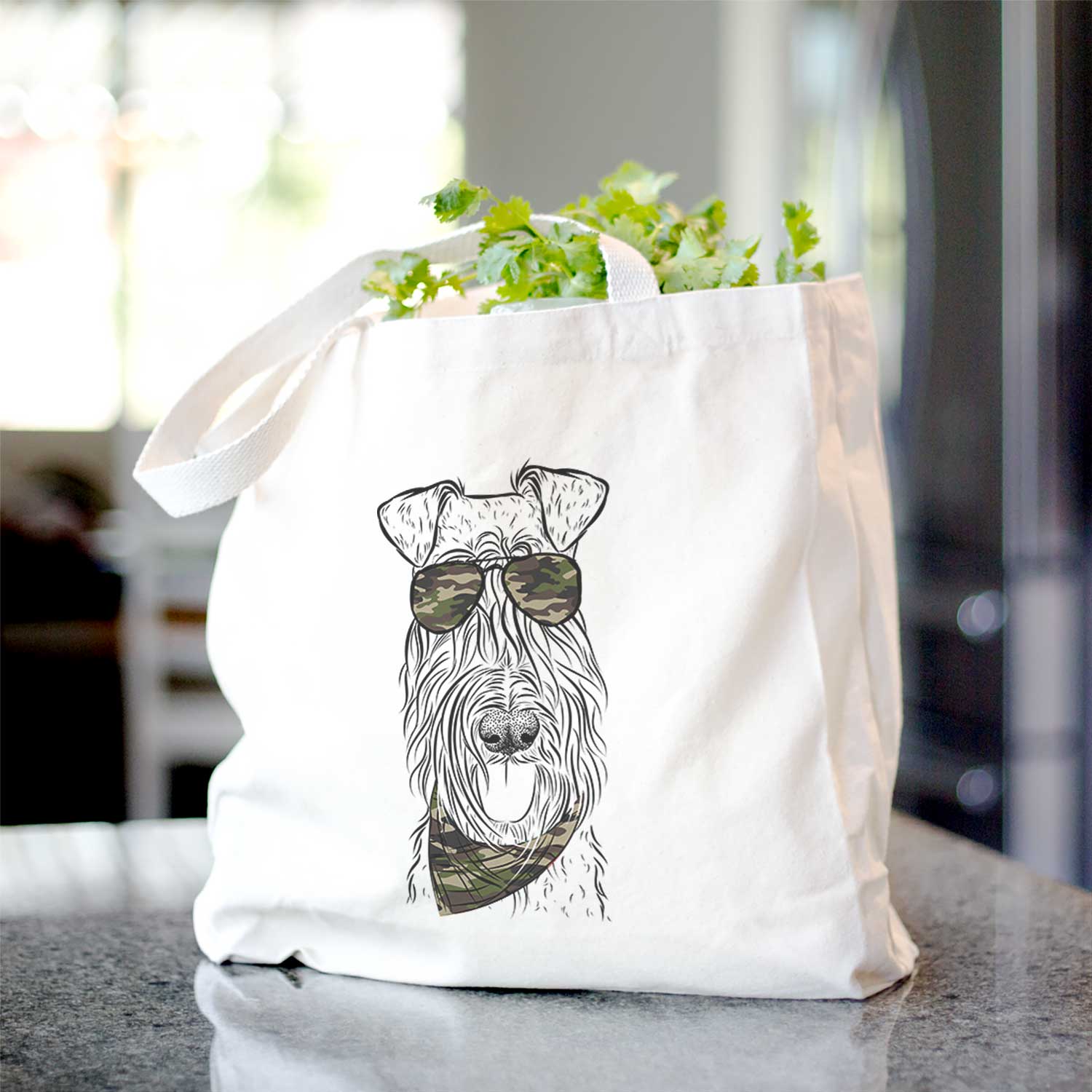 Kricket the Kerry Blue Terrier - Tote Bag