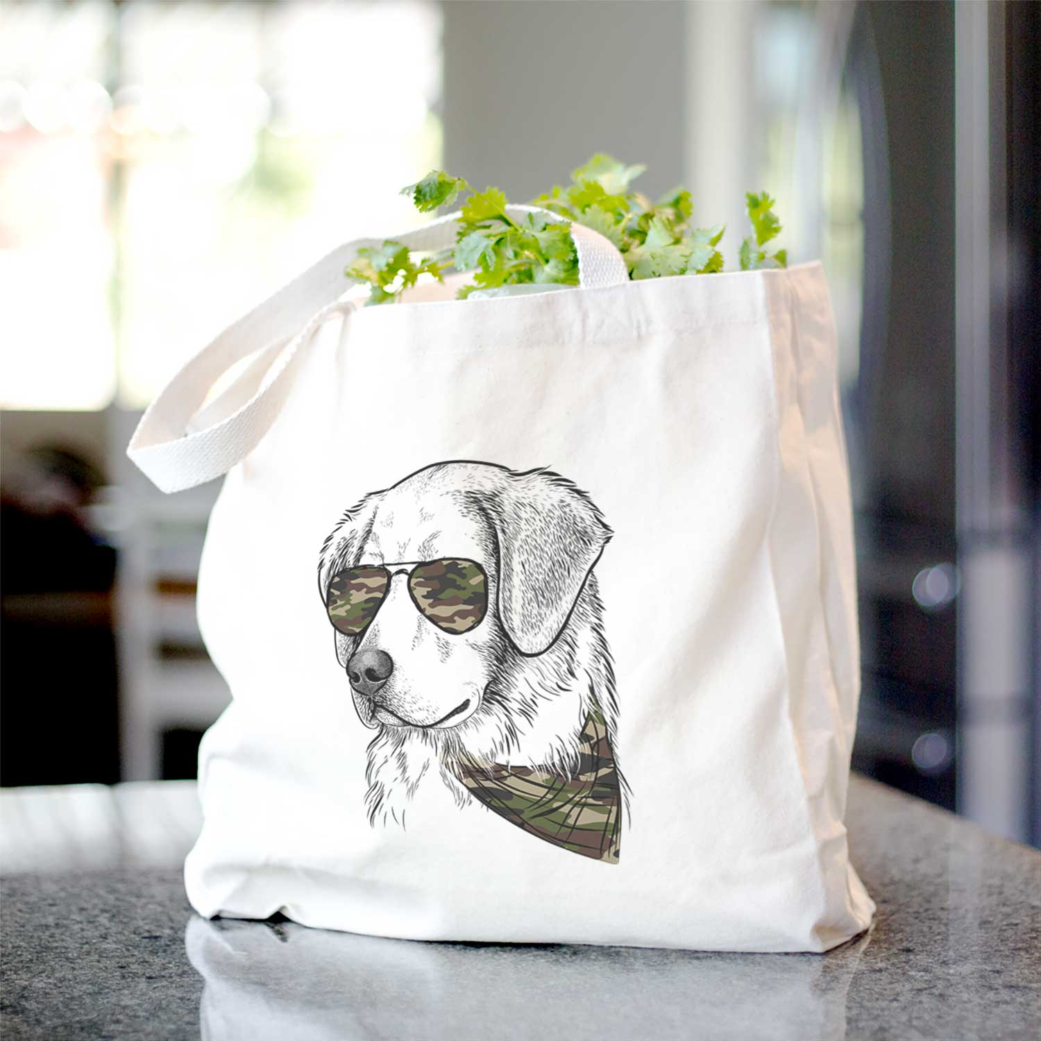 Kula the Golden Retriever - Tote Bag