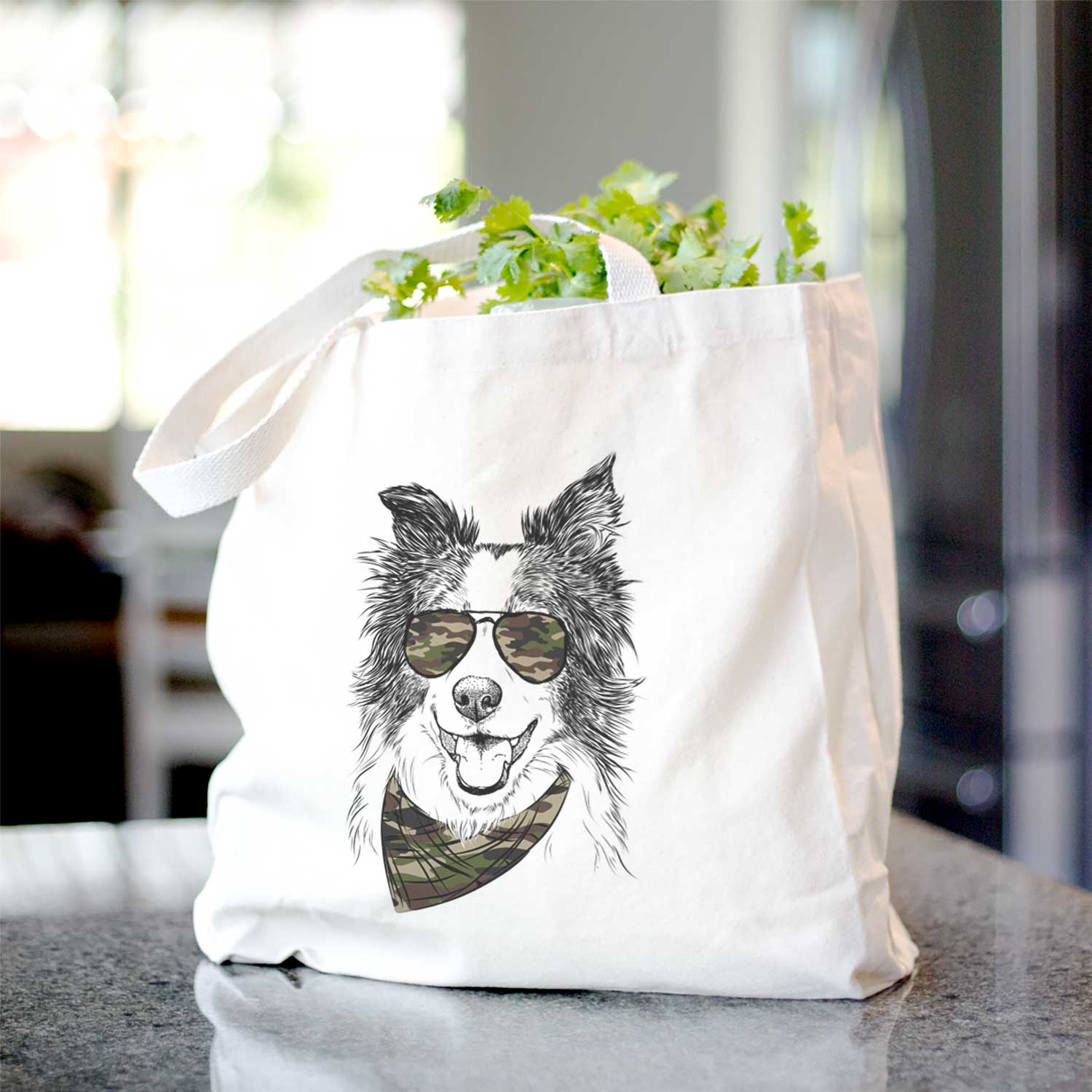 Kylee the Border Collie - Tote Bag