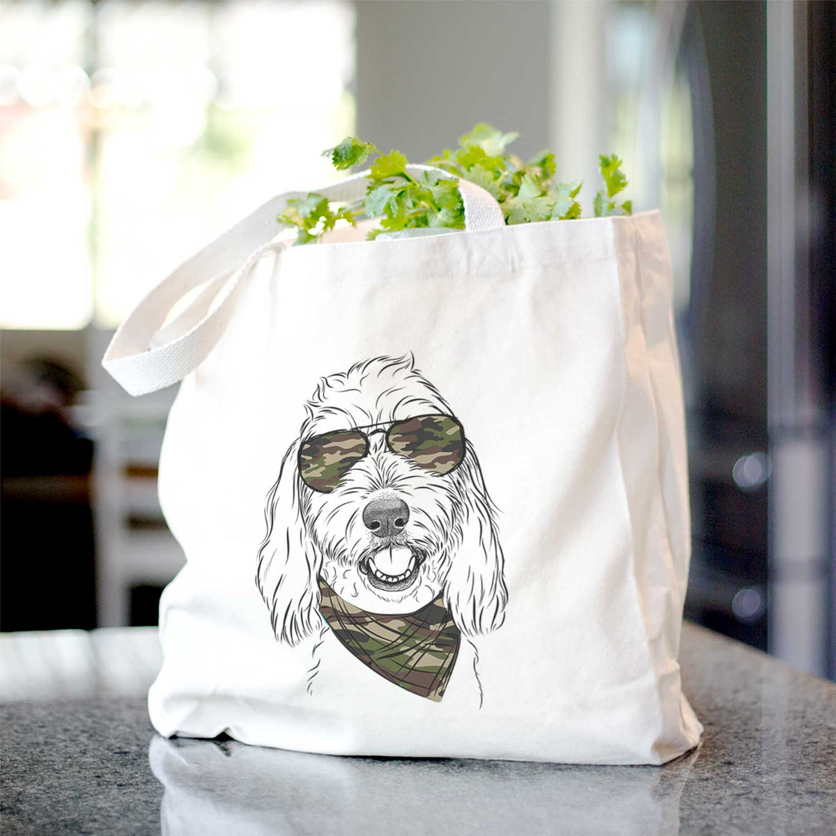 Louie the Coton de Tulear - Tote Bag