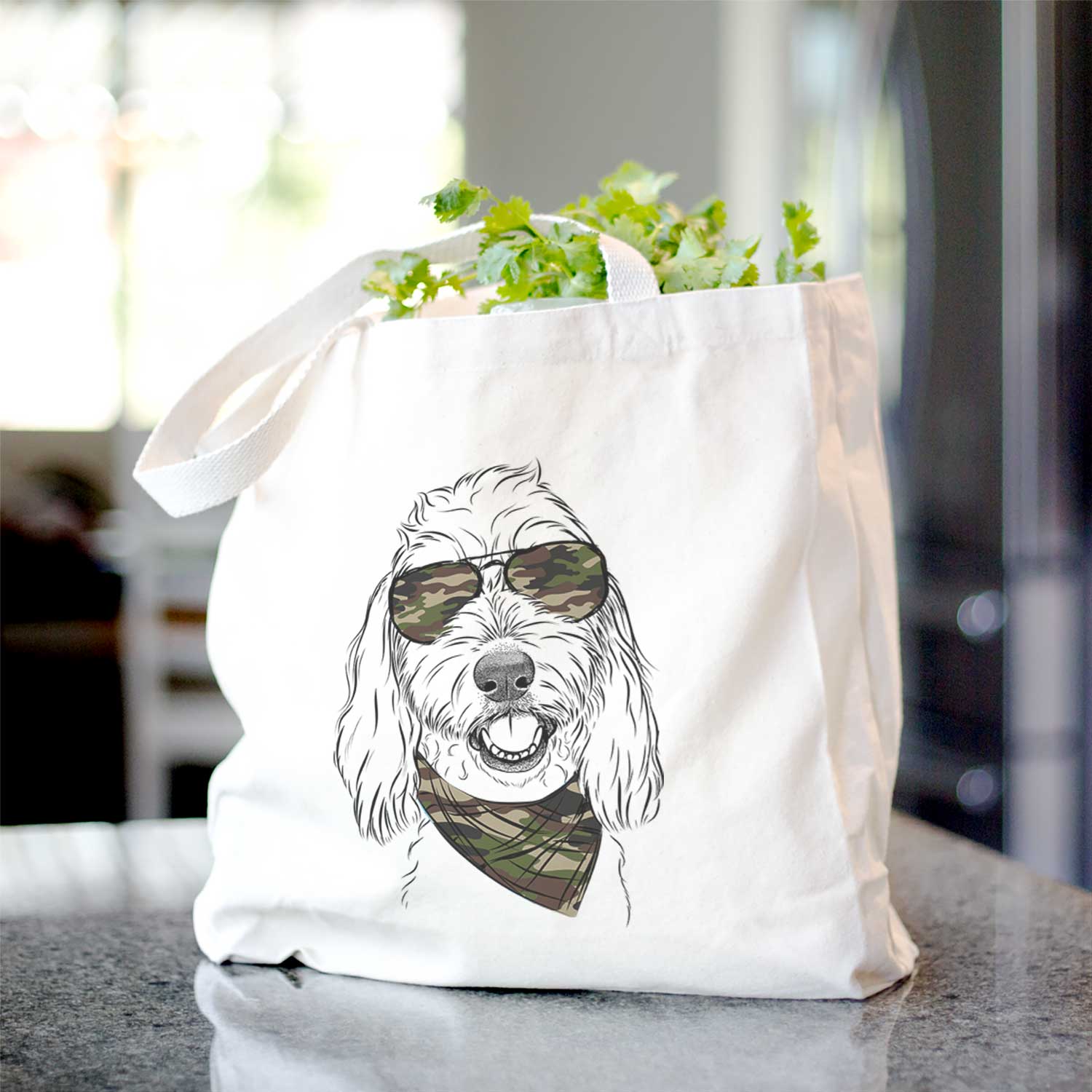 Louie the Coton de Tulear - Tote Bag