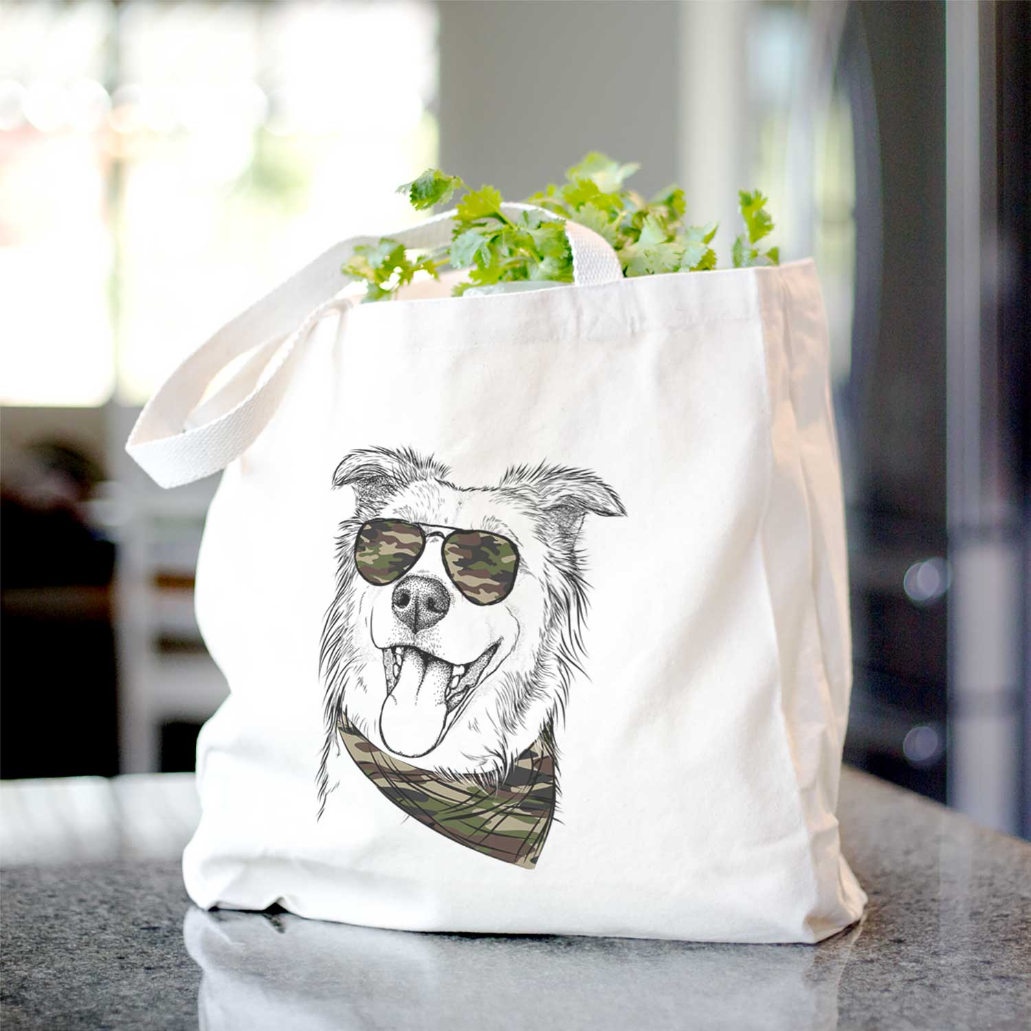 Macaroni the Border Collie - Tote Bag