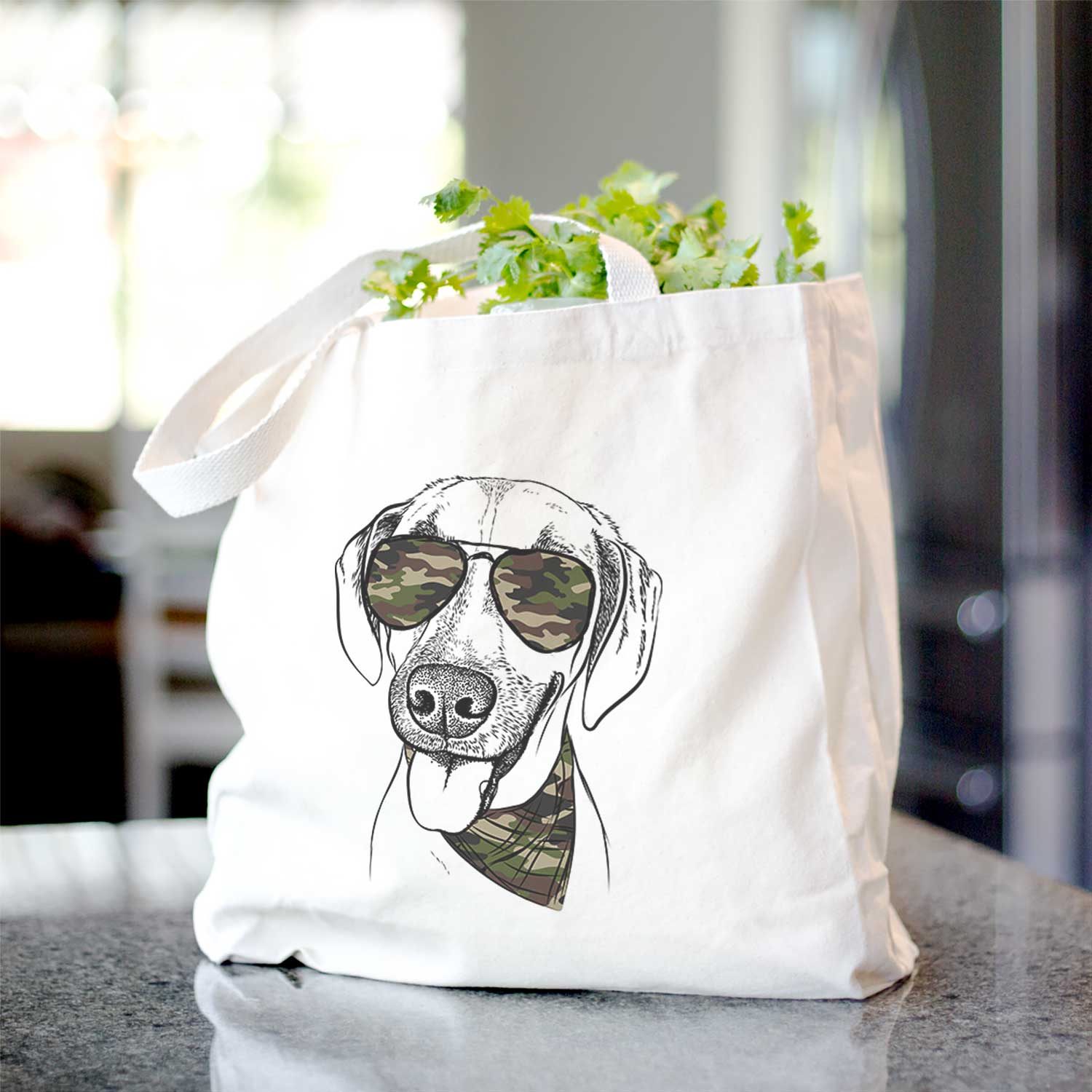 Malia the American Foxhound Mix - Tote Bag