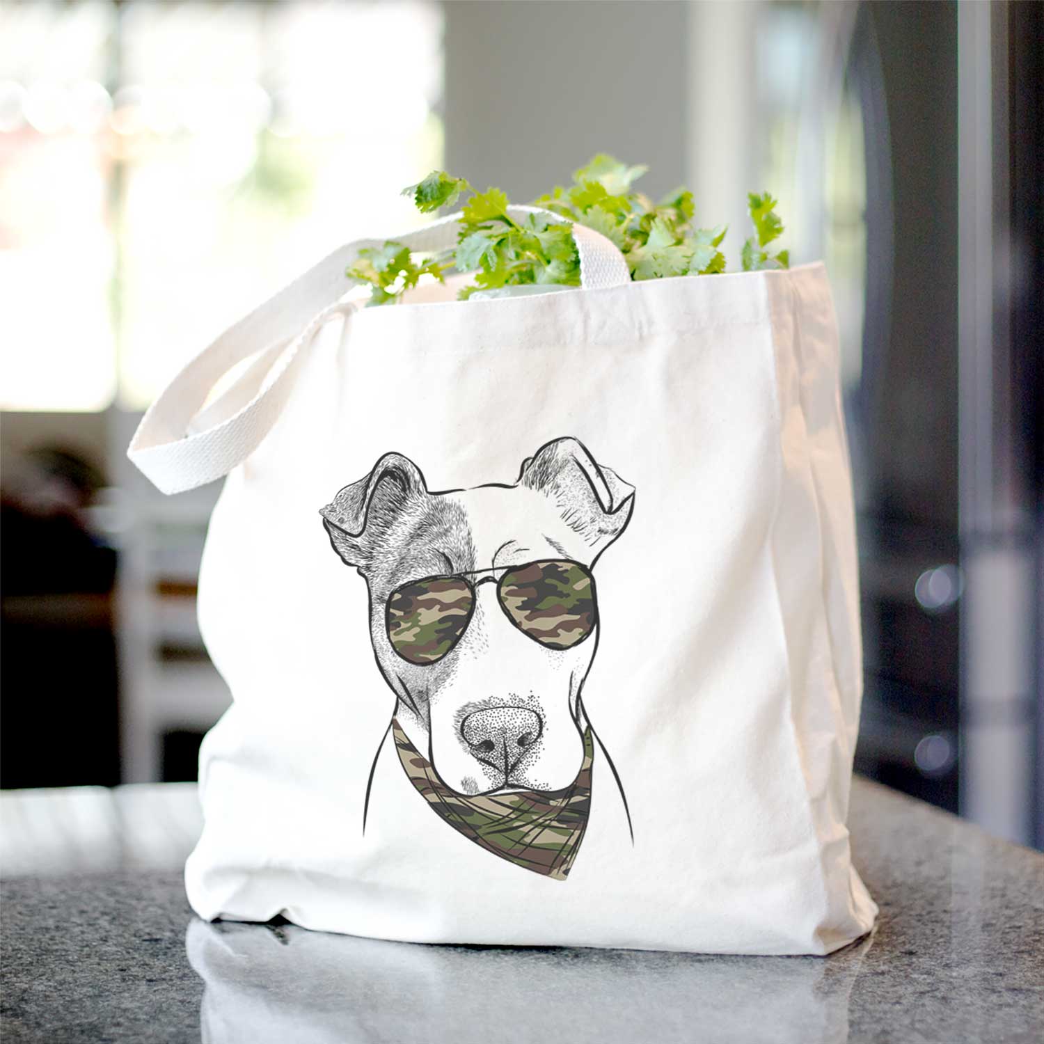 Manchi the Pitbull Mix - Tote Bag