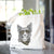 Marti the Border Collie - Tote Bag