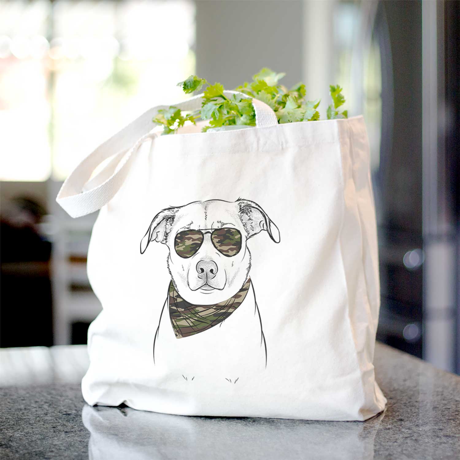 Mica the Labrador Pitbull Mix - Tote Bag