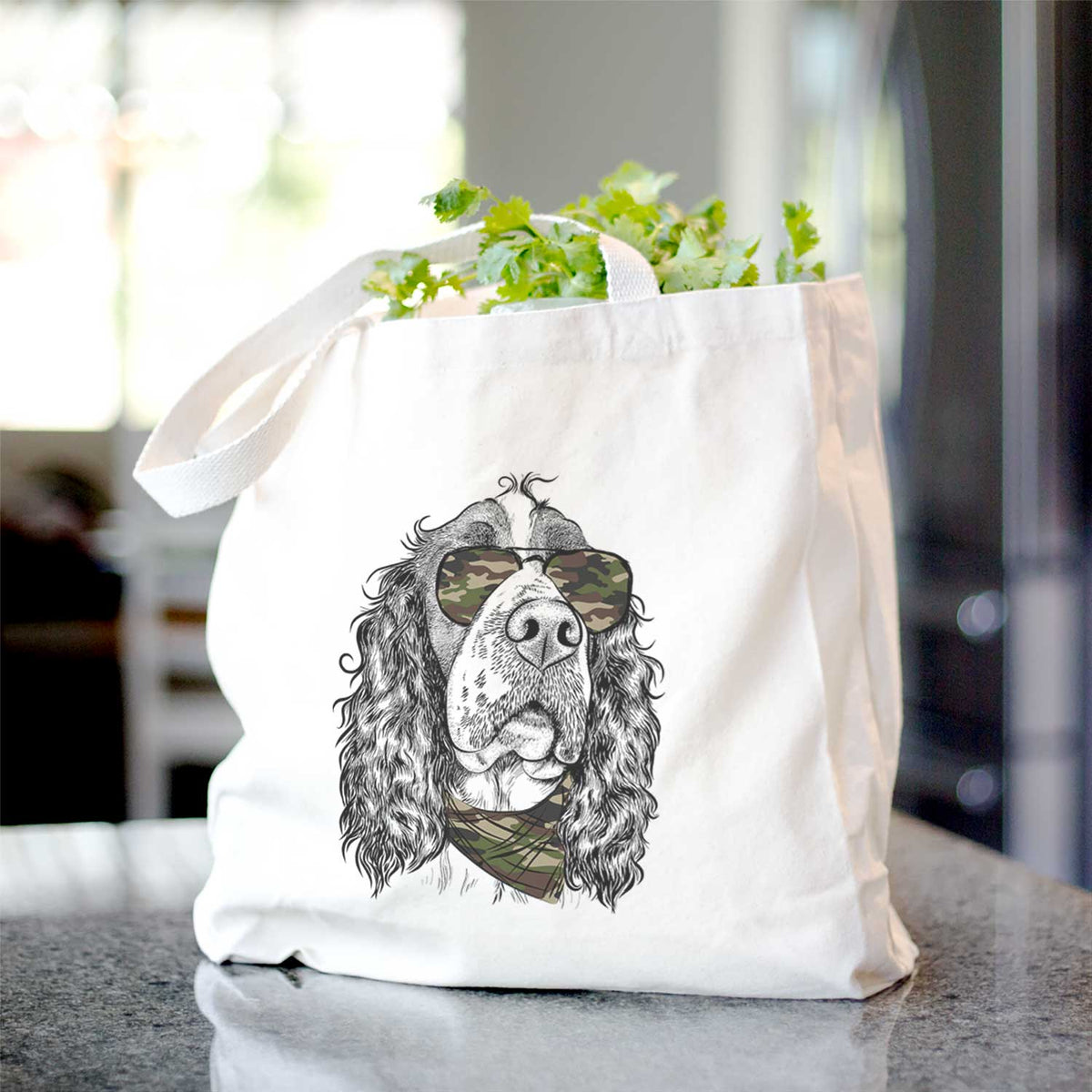 Millie Mae the English Springer Spaniel - Tote Bag