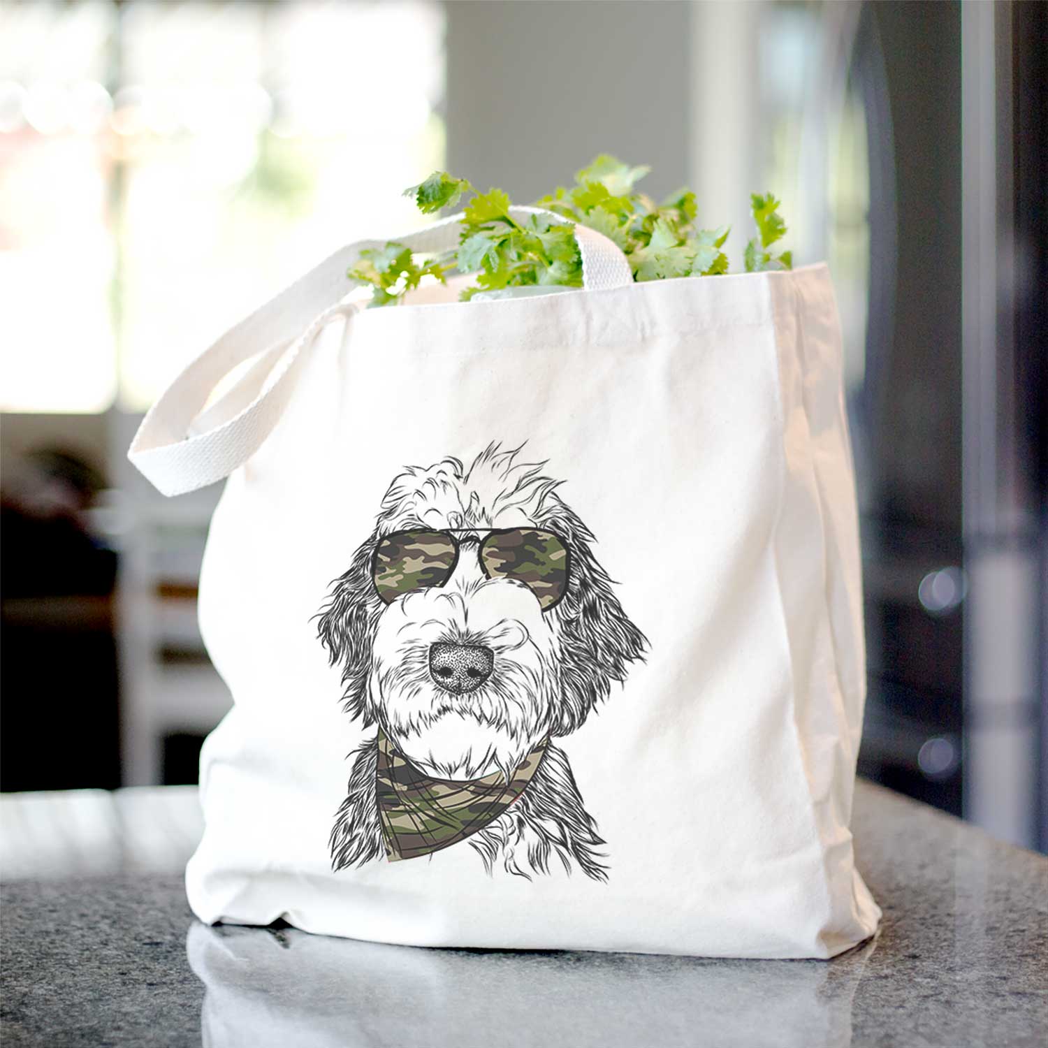 Milo Fluff the Sheepadoodle - Tote Bag