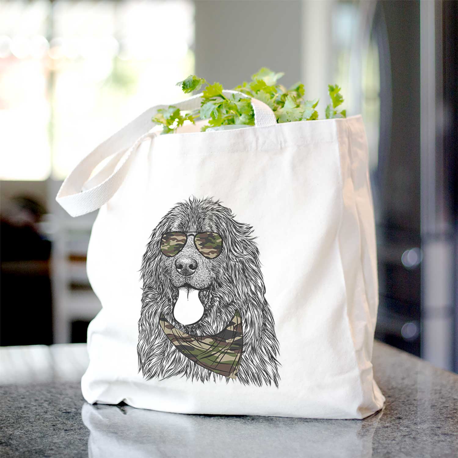 Neptune the Newfoundland - Tote Bag