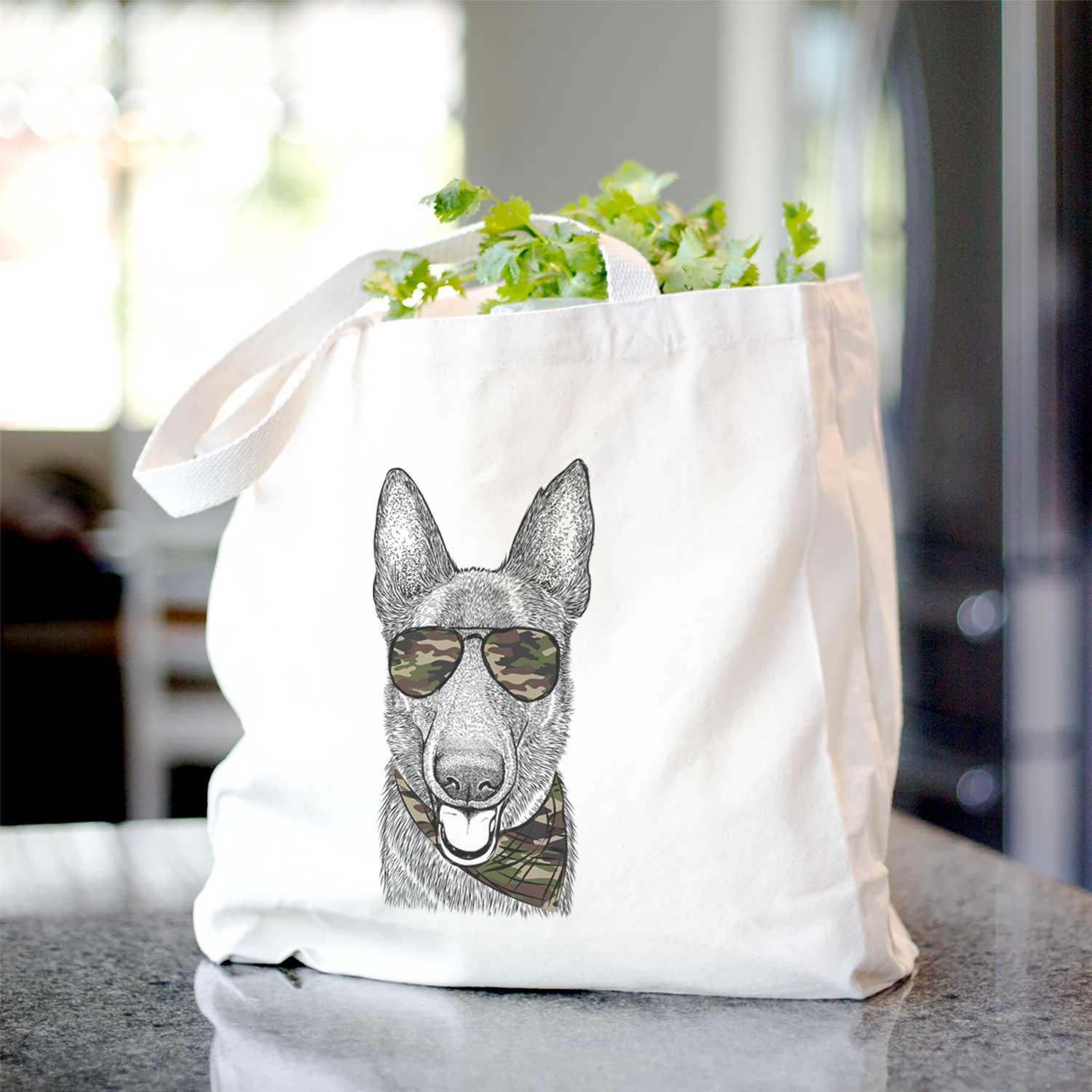 Nyx the German Shepherd - Tote Bag