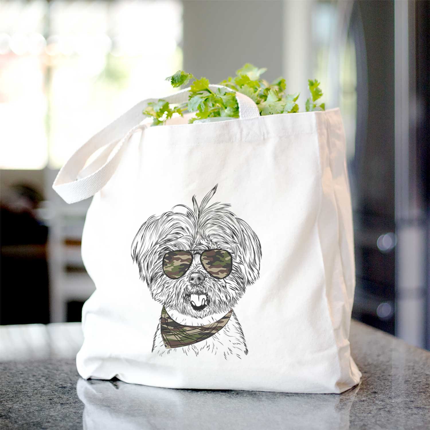 Oliver the Yorkie Mix - Tote Bag