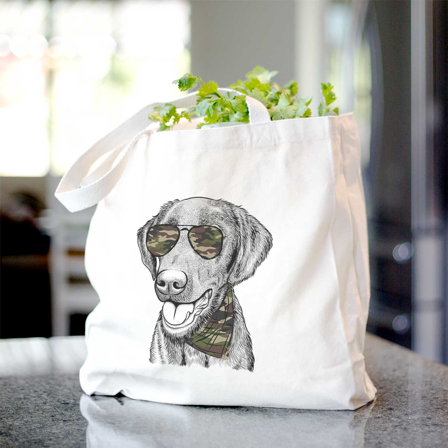 Onyx the Labrador Retriever - Tote Bag