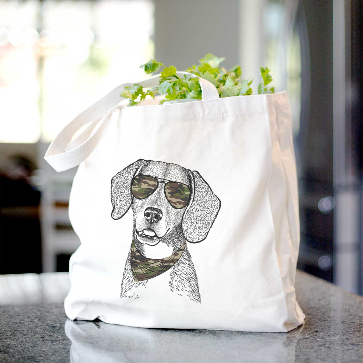Pig the Beagle Mix - Tote Bag