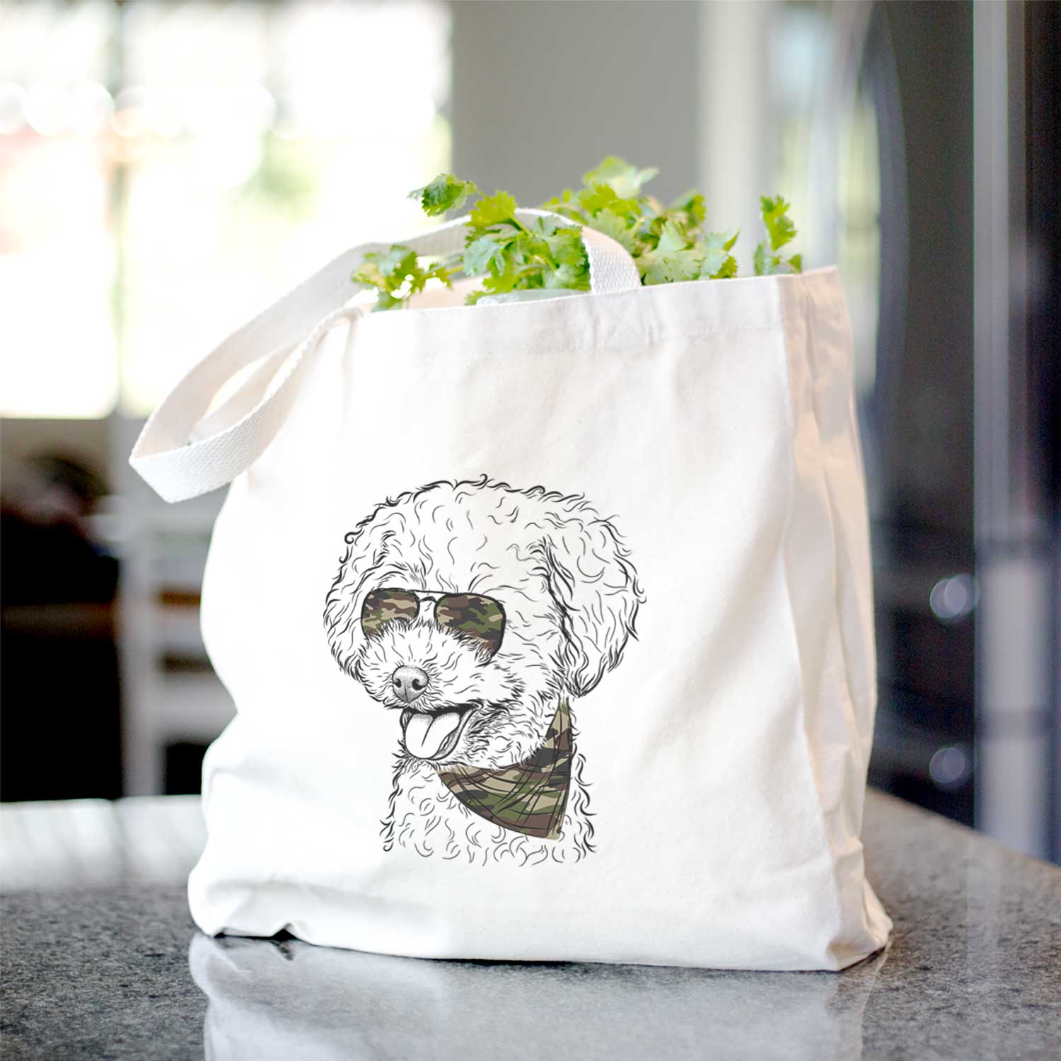 Rocky the Teacup Poodle - Tote Bag