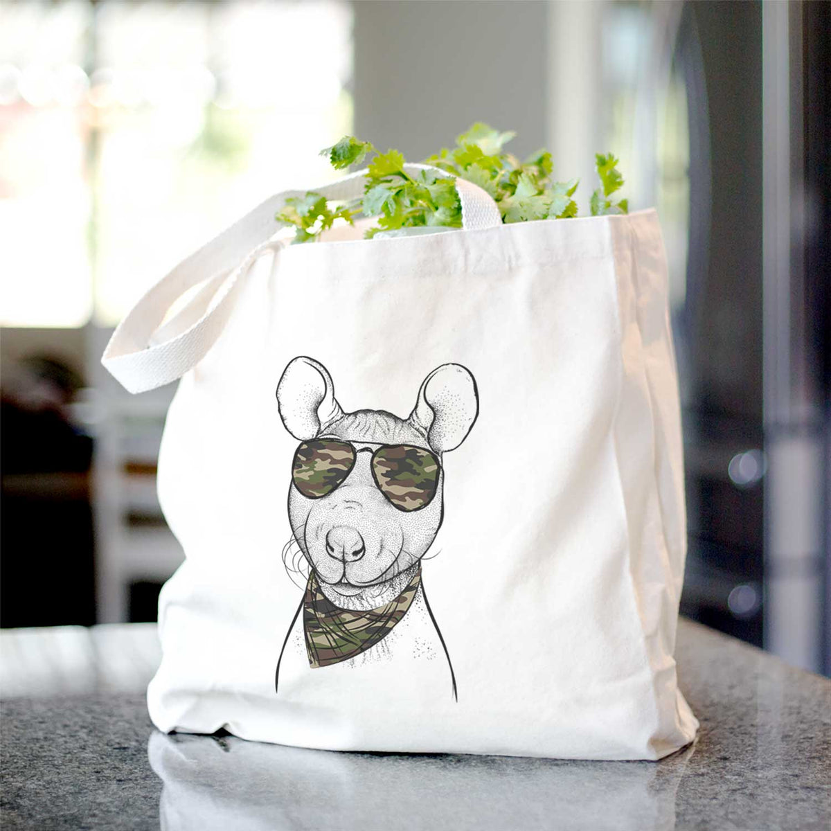 Ruthie the Hairless Rat - Tote Bag