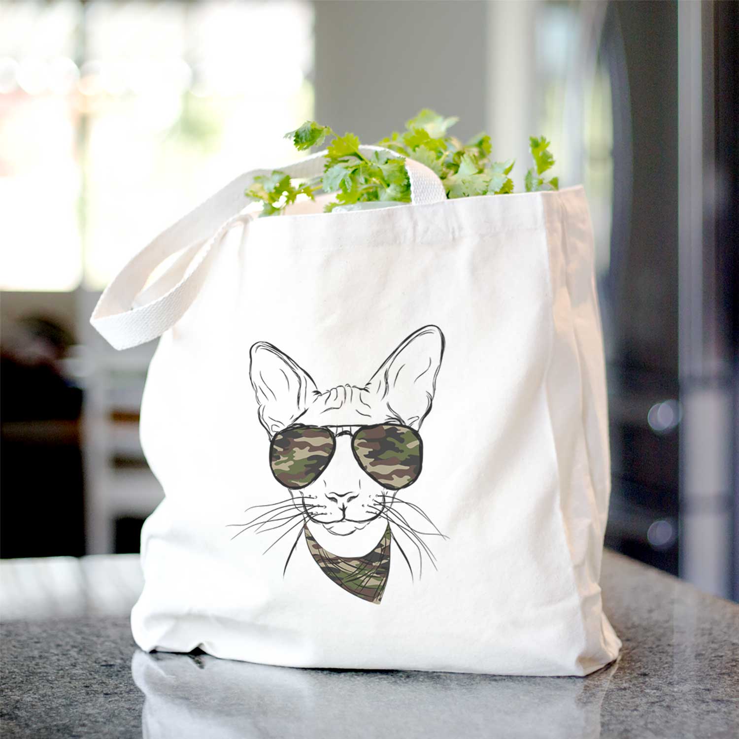 Sammy the Spinx Cat - Tote Bag