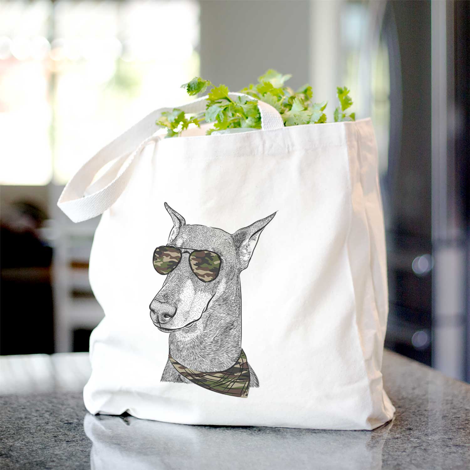 Shelby the Doberman Pinscher - Tote Bag