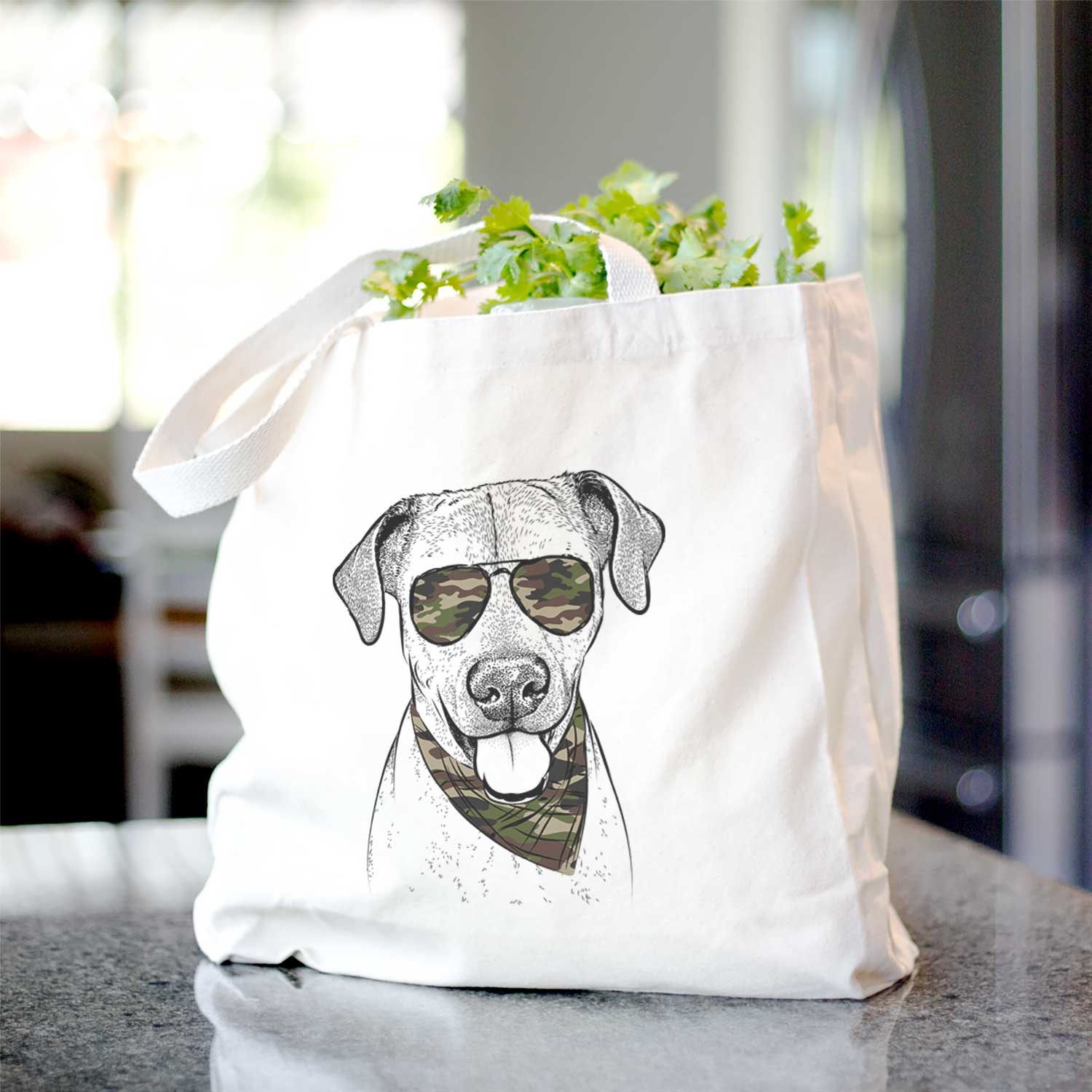 Sugar the American Staffordshire Mix - Tote Bag