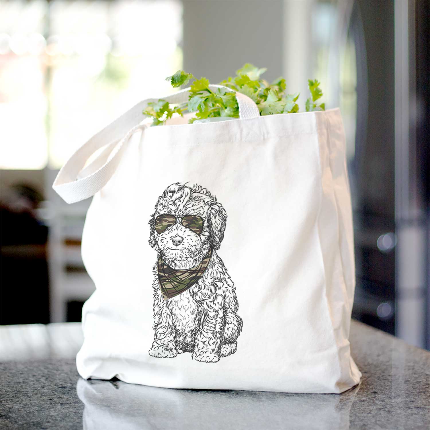 Sweet Tea the Mini Doodle - Tote Bag