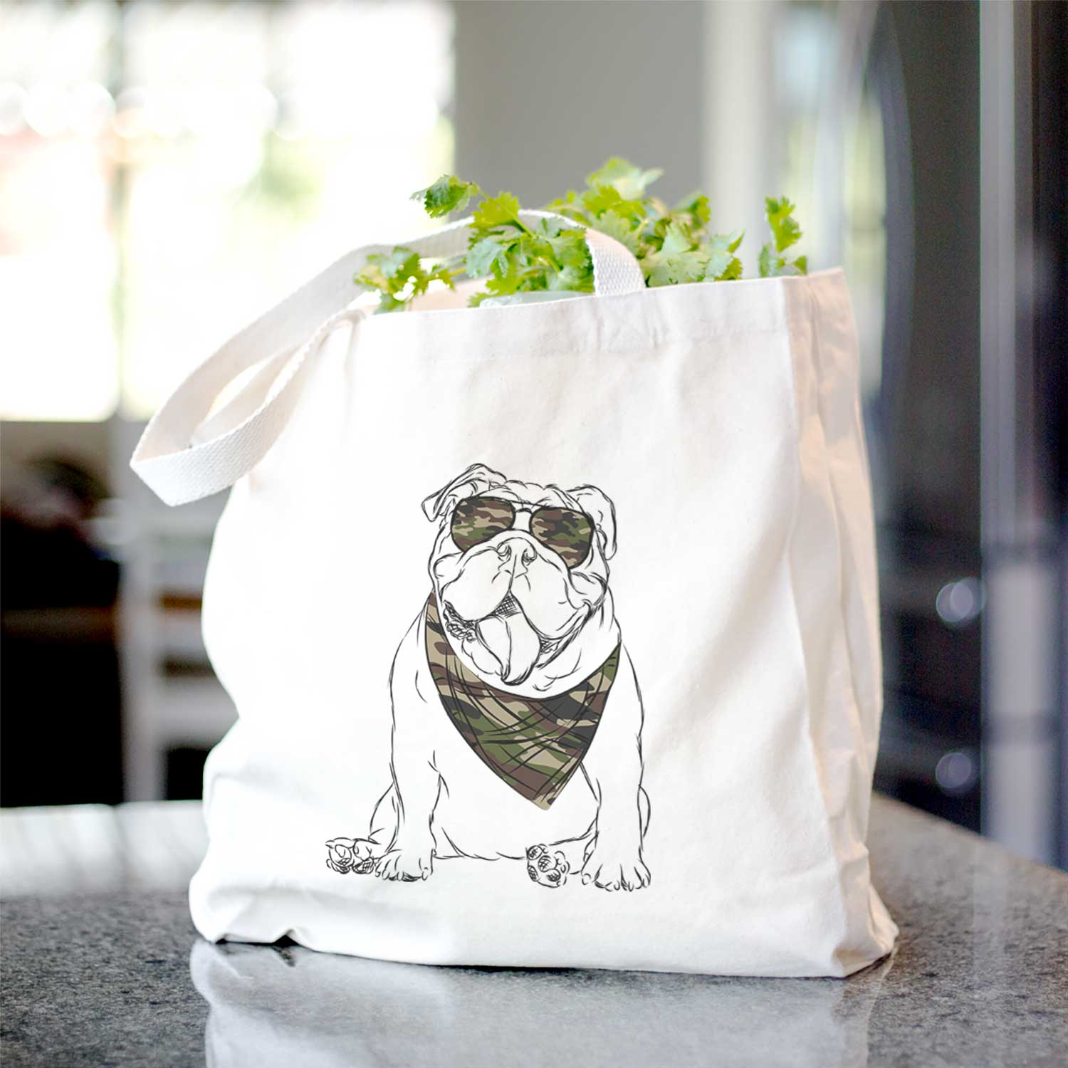 Tank the English Bulldog - Tote Bag