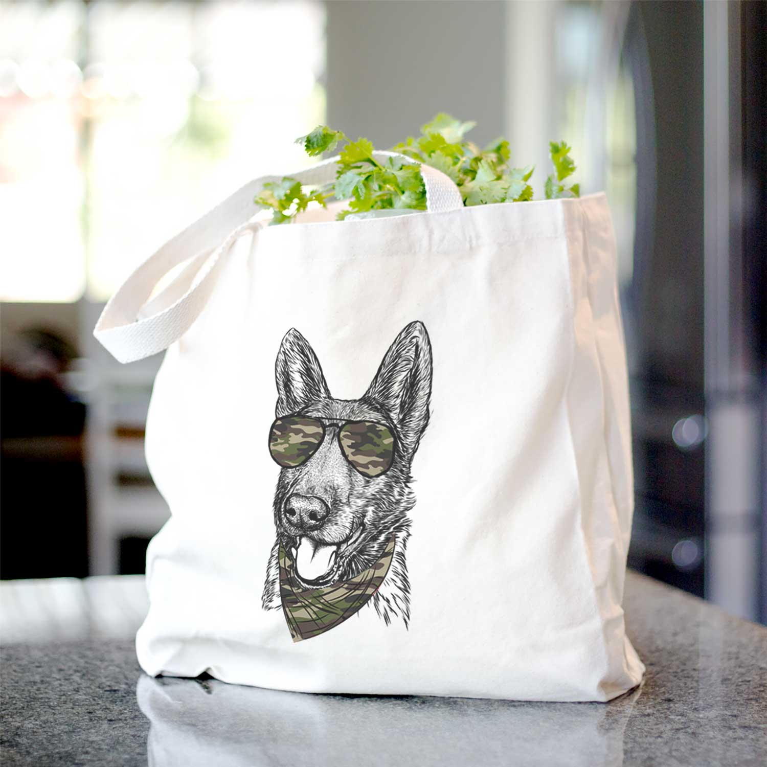 Tena the German Shepherd - Tote Bag