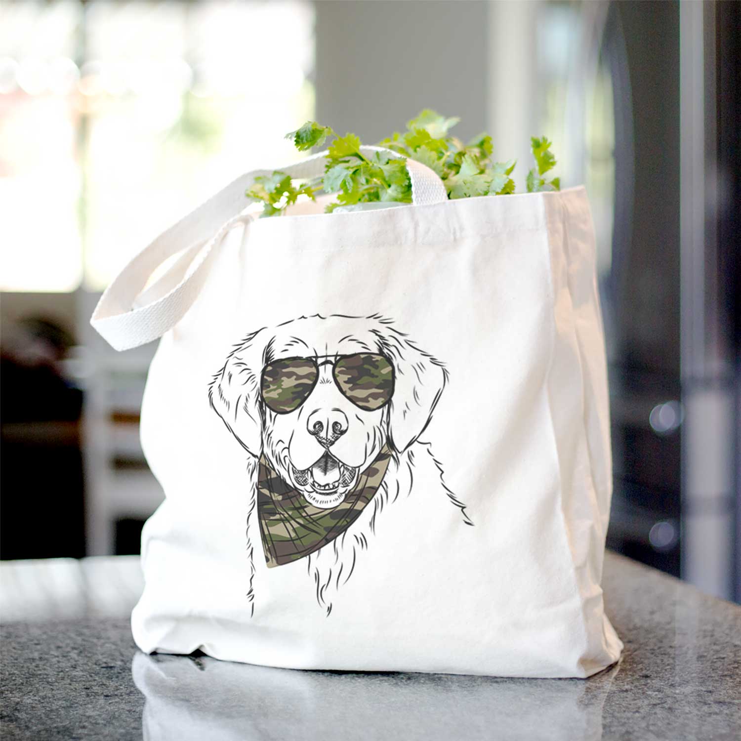 Toby the Golden Retriever - Tote Bag