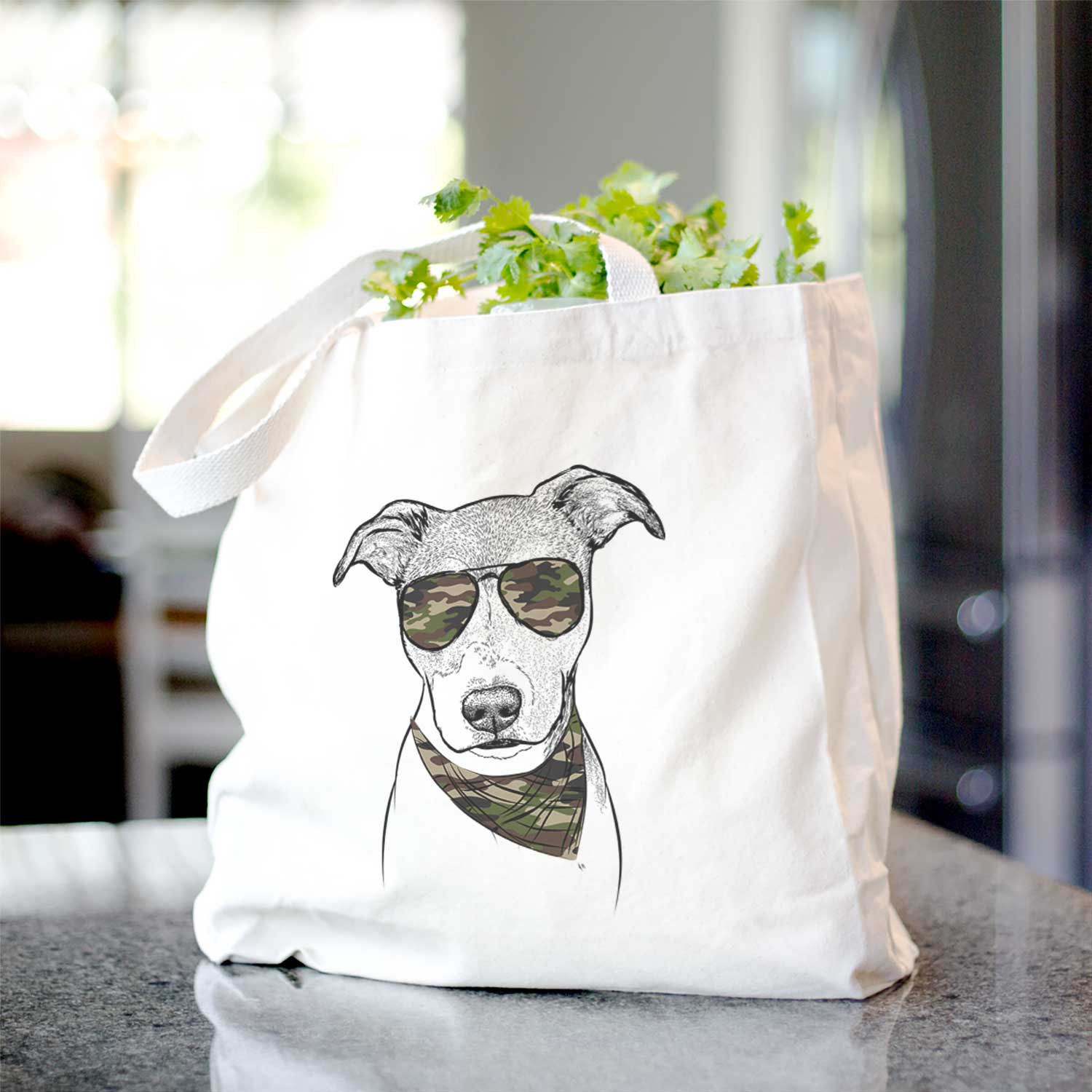 Tula the American Staffordshire Terrier Heeler Mix - Tote Bag