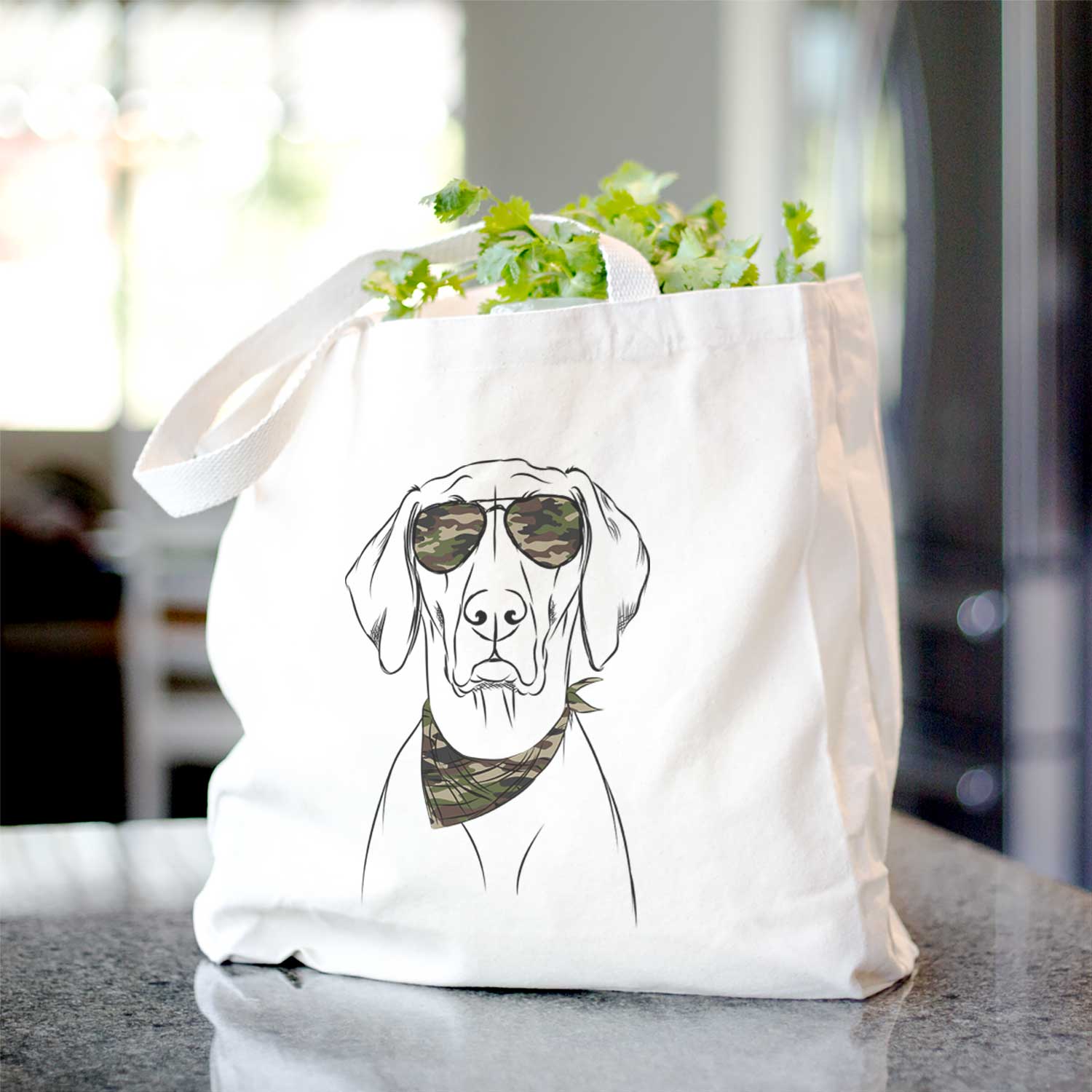 Walter the Weimaraner - Tote Bag