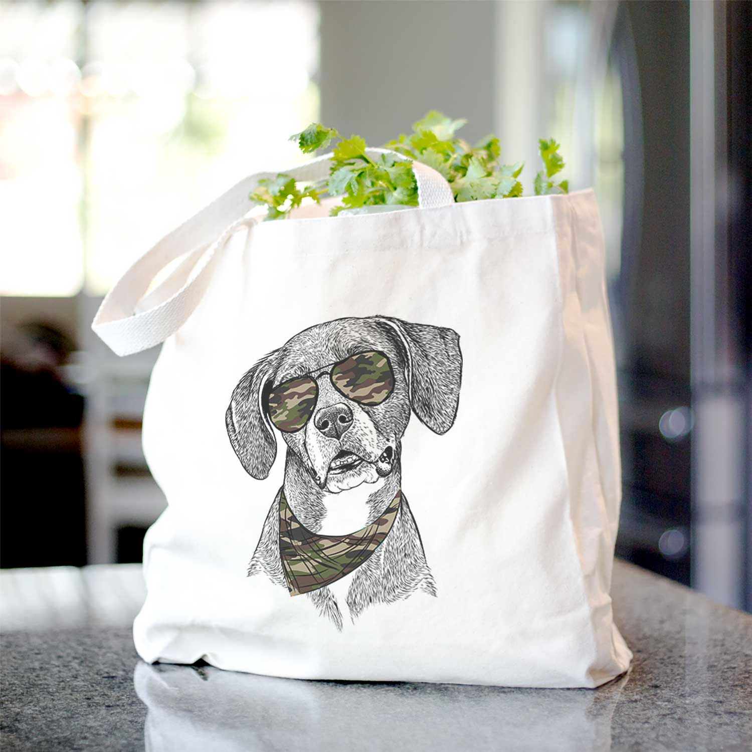 Zeena the Plott Hound Mix - Tote Bag