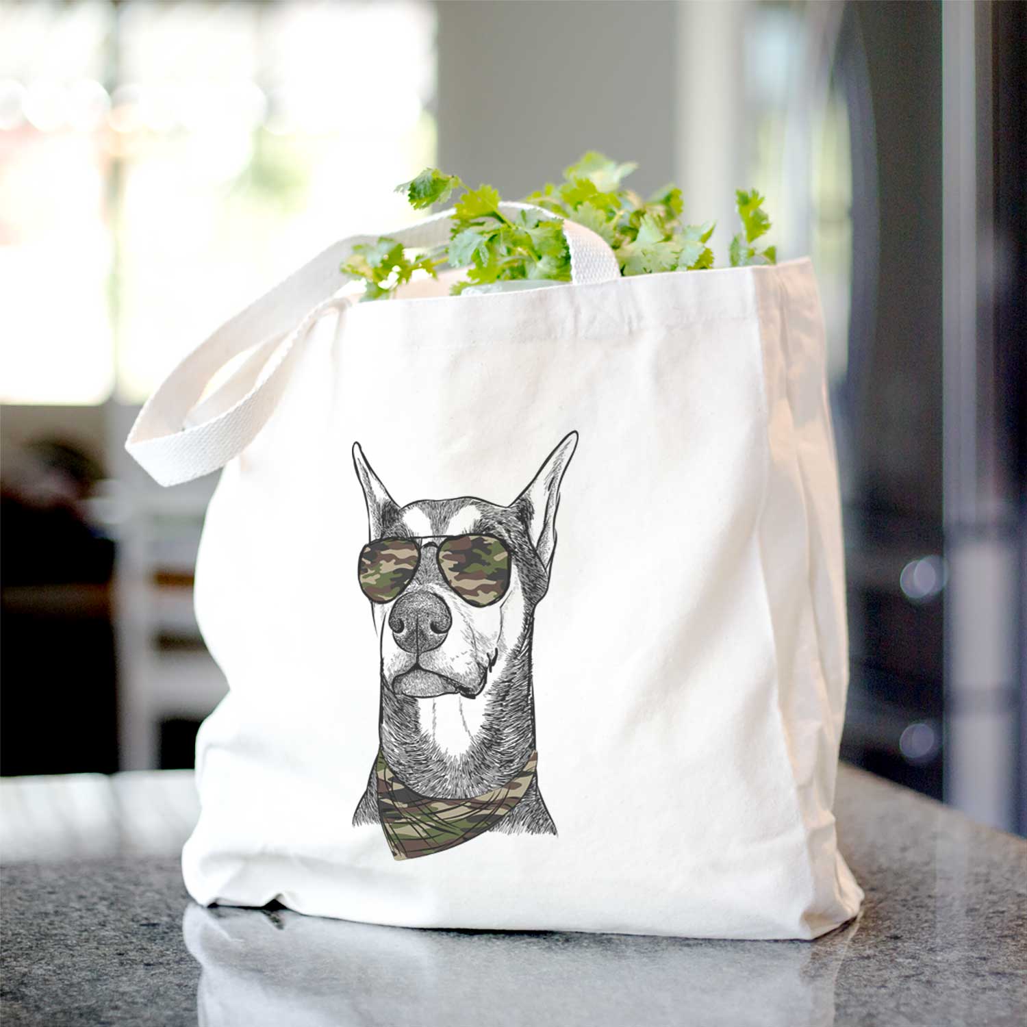 Zeus the Doberman Pinscher - Tote Bag