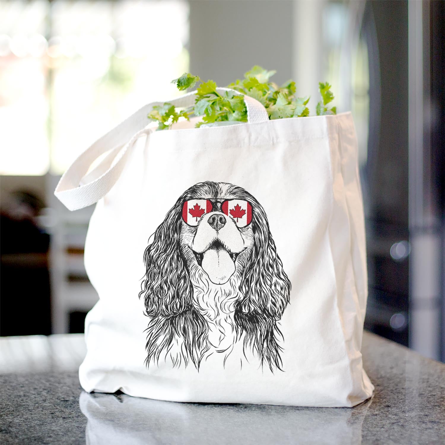 Brandy the Cavalier King Charles Spaniel - Tote Bag