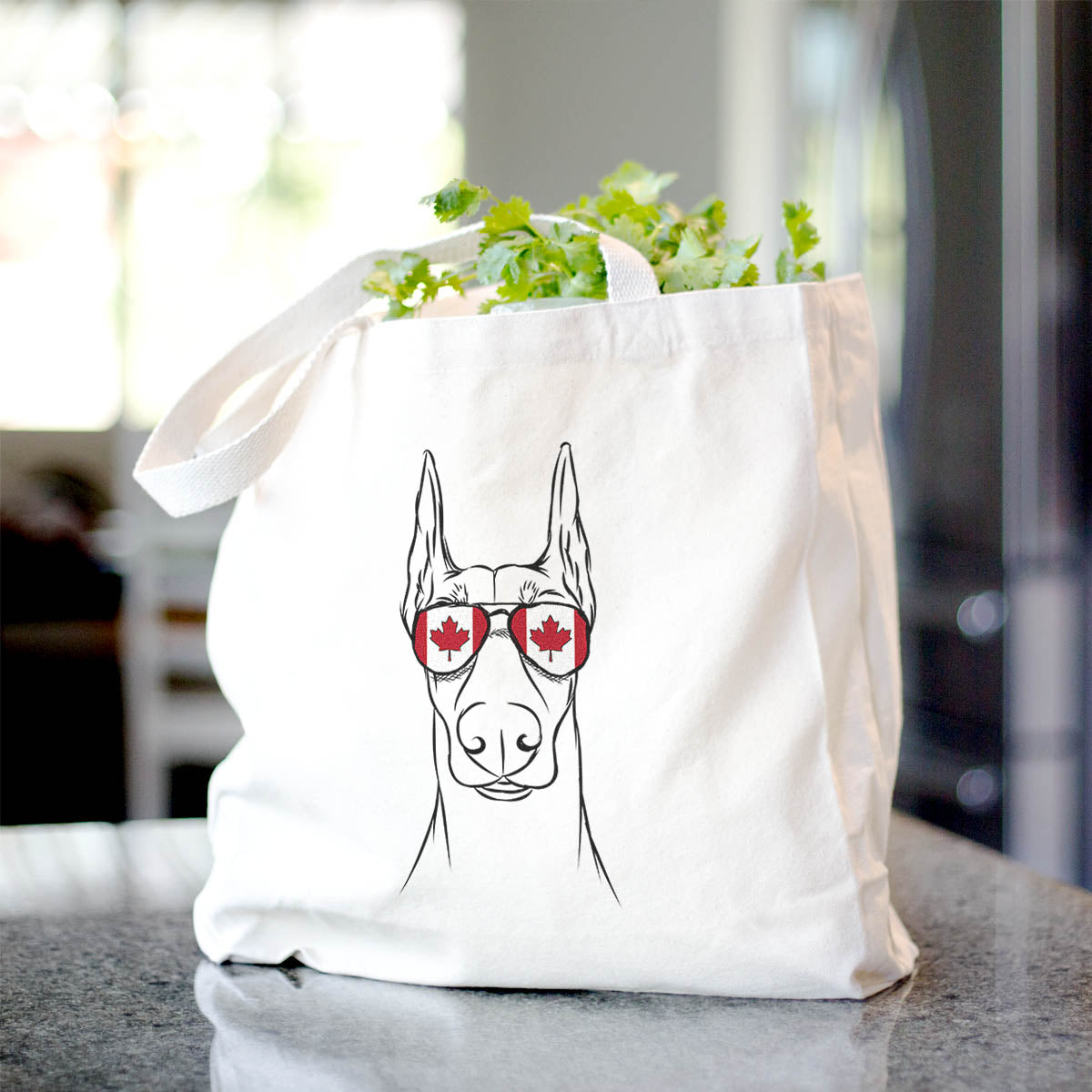 Duke the Doberman Pinscher - Tote Bag