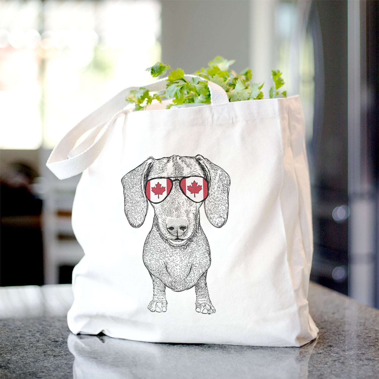 Ernie the Mini Dachshund - Tote Bag