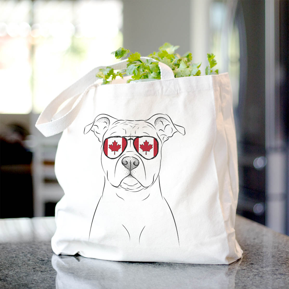 Jethro the American Staffordshire Terrier - Tote Bag