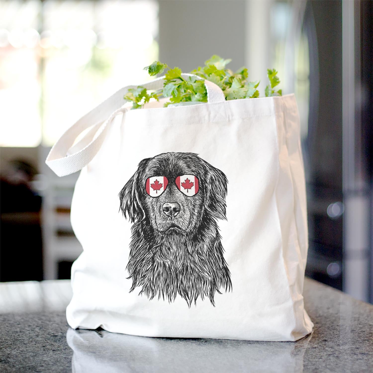 Jinx the Newfoundland - Tote Bag