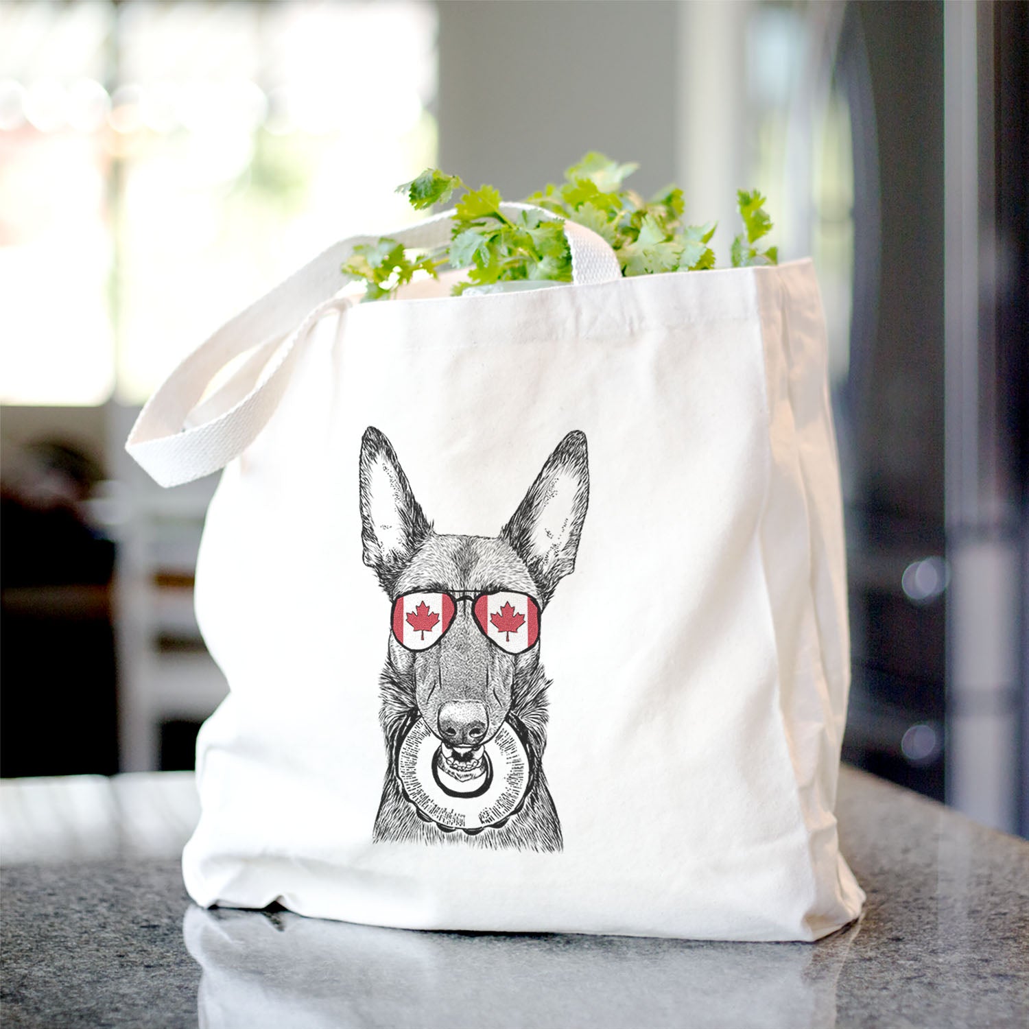 Juno the Belgian Malinois - Tote Bag