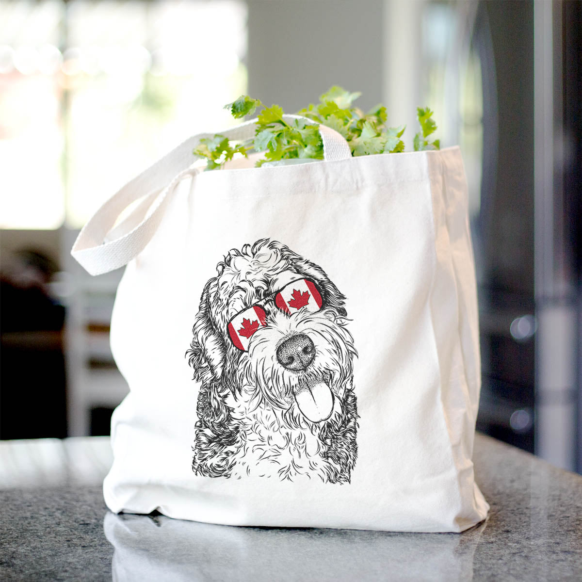 Kaci the Bernedoodle - Tote Bag