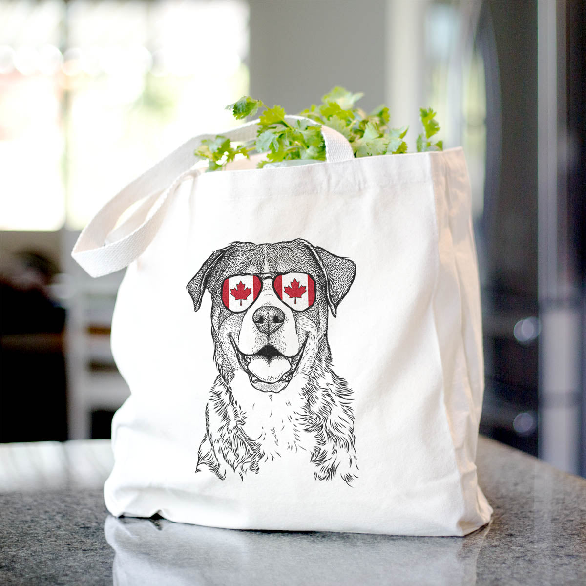 Leon the Greater Swiss Mountain Dog - Tote Bag